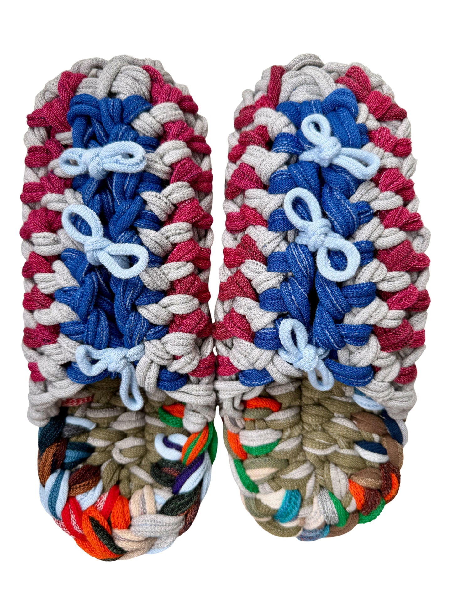 XL | Knit up-cycle slippers 2025-XL24 [XL]