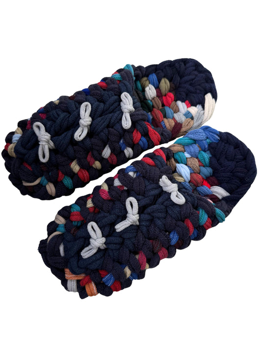 XL | Knit up-cycle slippers 2025-XL29 [XL] 29cm / Regular / 530g
