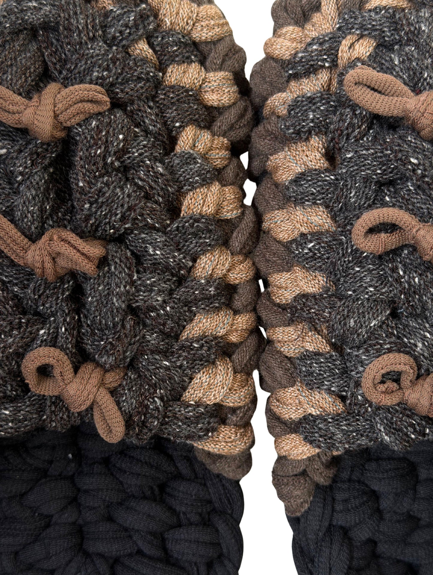 Large | Knit up-cycle slippers 2025-Large40 [Large]