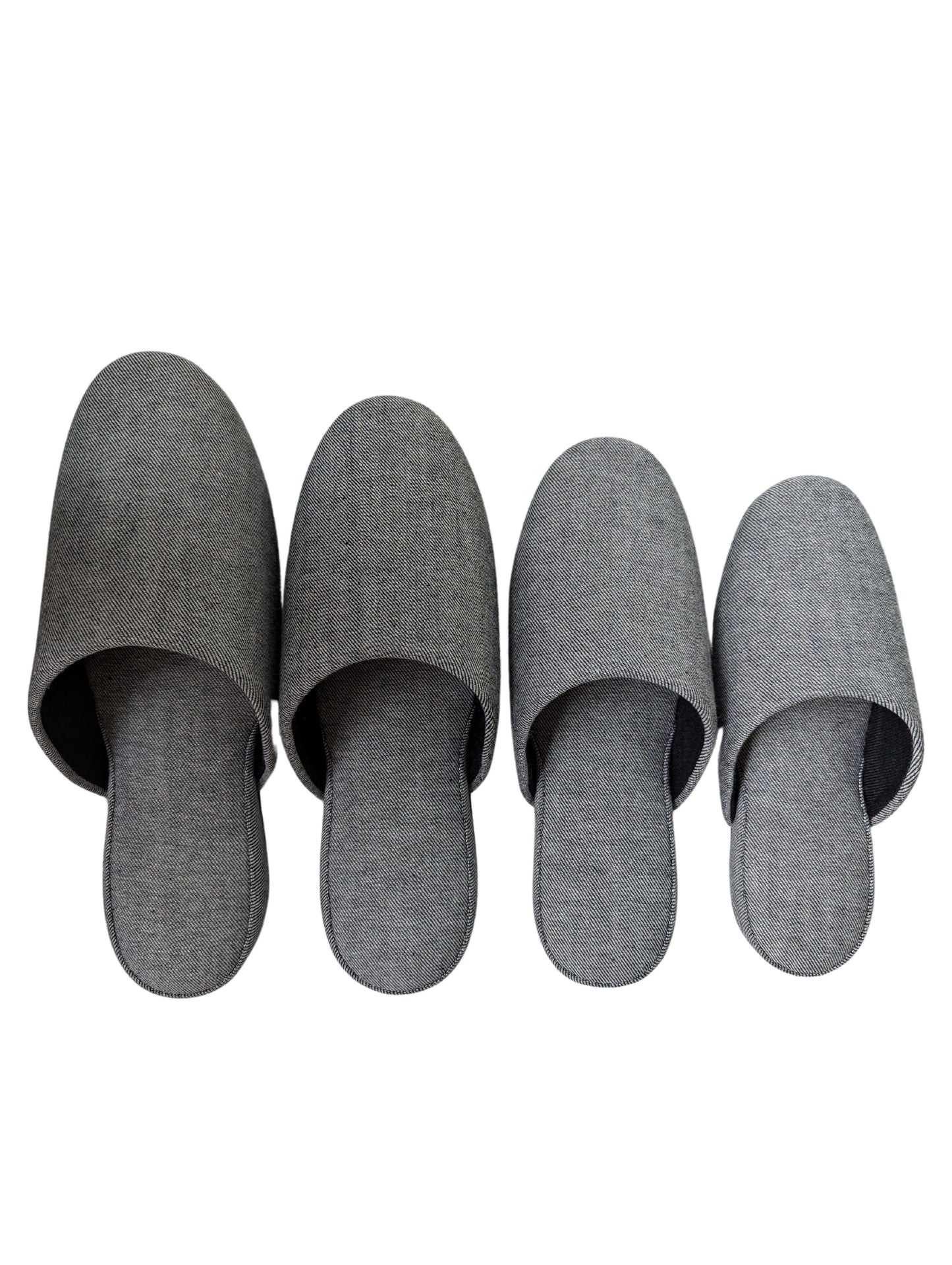 Denim Hiroshima Slippers Simple B-type 3 sizes [Medium / Large / XL]