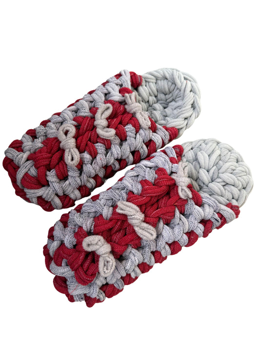 Large | Knit up-cycle slippers 2025-Large41 [Large]