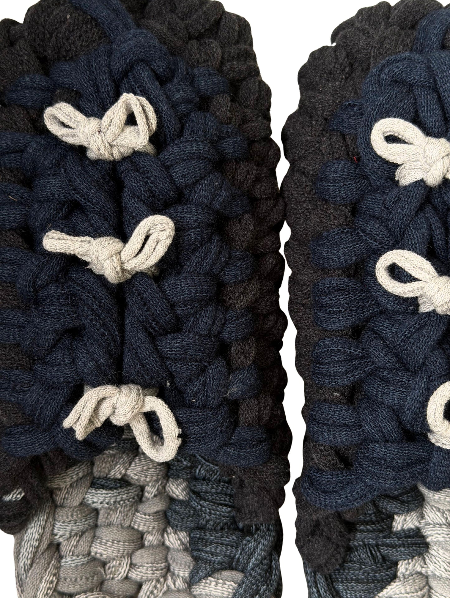 Large | Knit up-cycle slippers 2025-Large46 [Large]