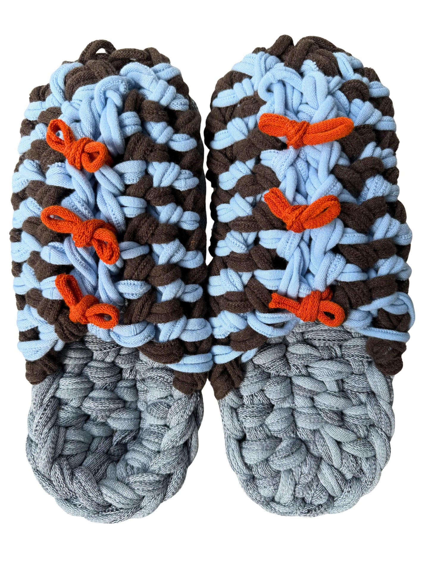 XL | Knit up-cycle slippers 2025-XL02 [XL]