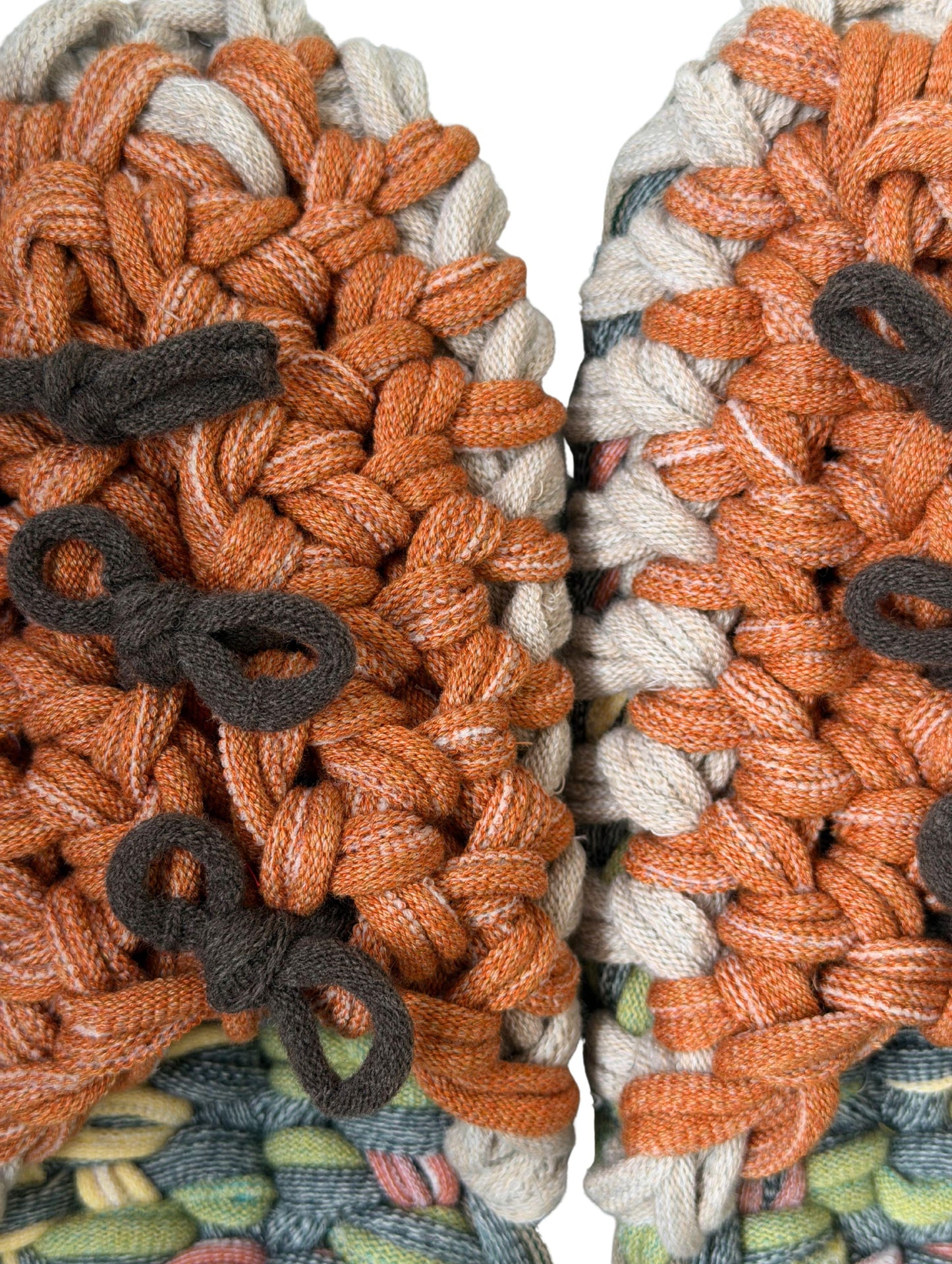 Large | Knit up-cycle slippers 2025-Large38 [Large]