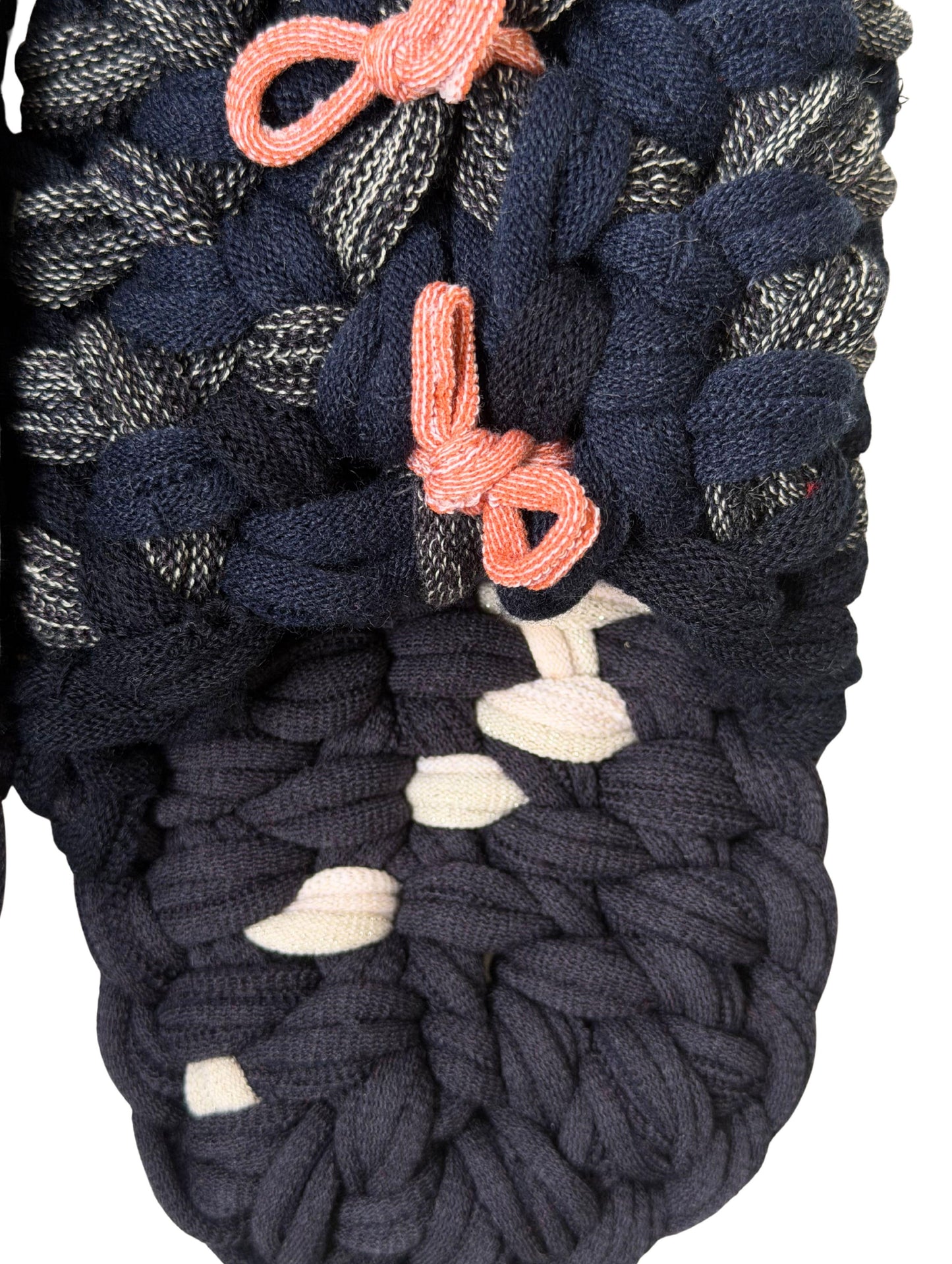 Large | Knit up-cycle slippers 2025-Large49 [Large]