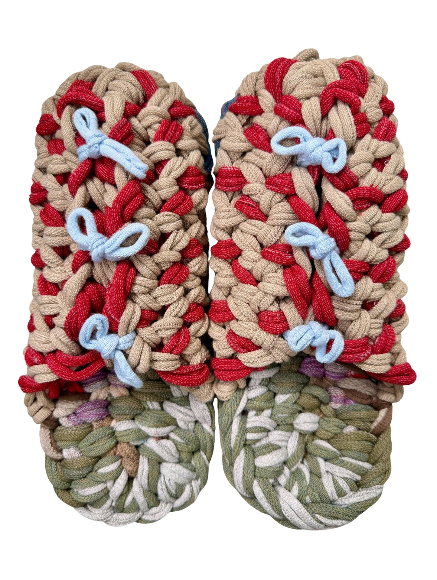 XL | Knit up-cycle slippers 2025-XL20 [XL]