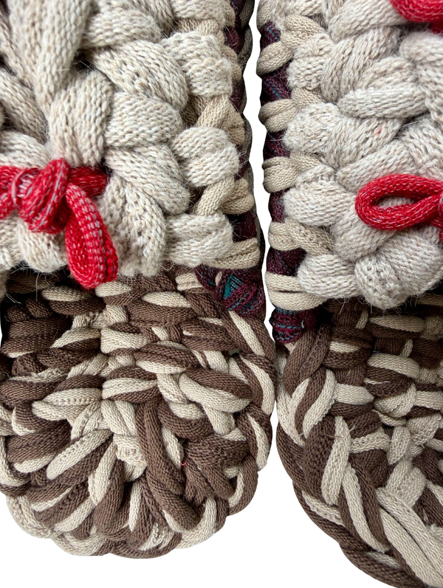 XL | Knit up-cycle slippers 2025-XL09 [XL]