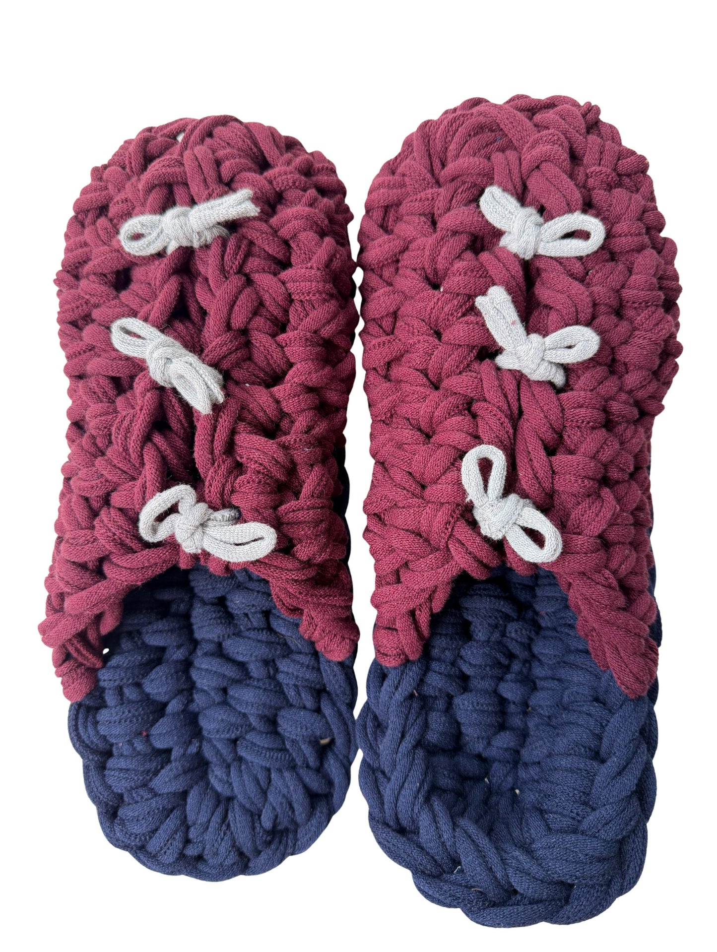 XL | Knit up-cycle slippers 2025-XL03 [XL]