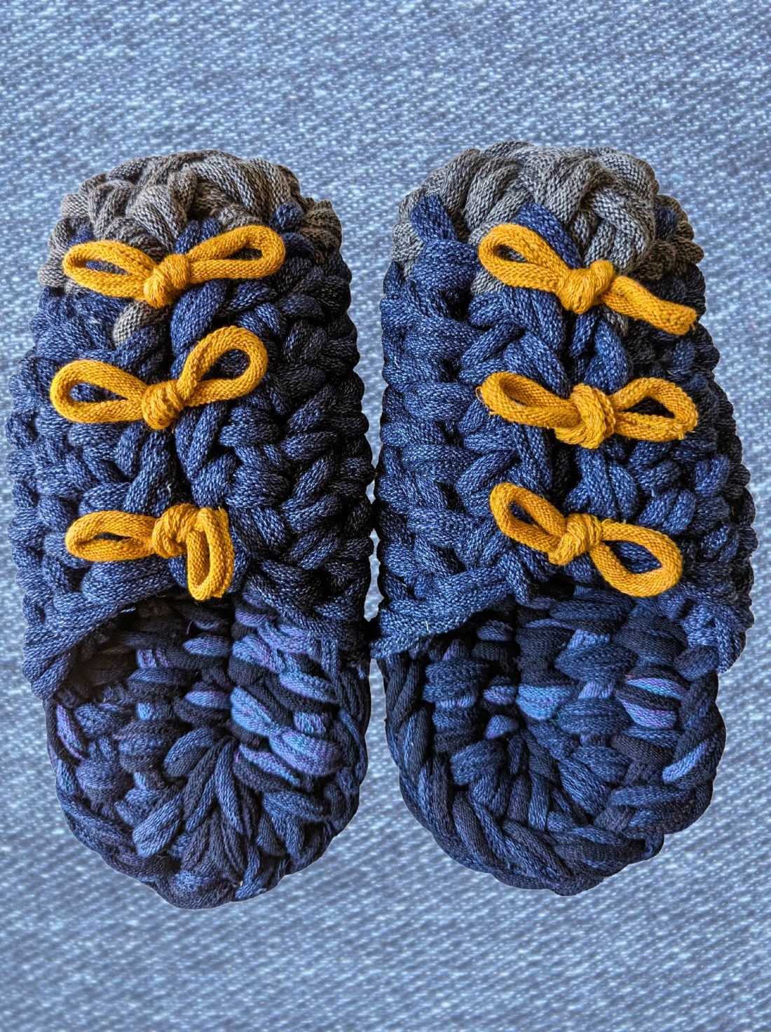 Medium | Knit up-cycle slippers 2023-M12 [Medium]