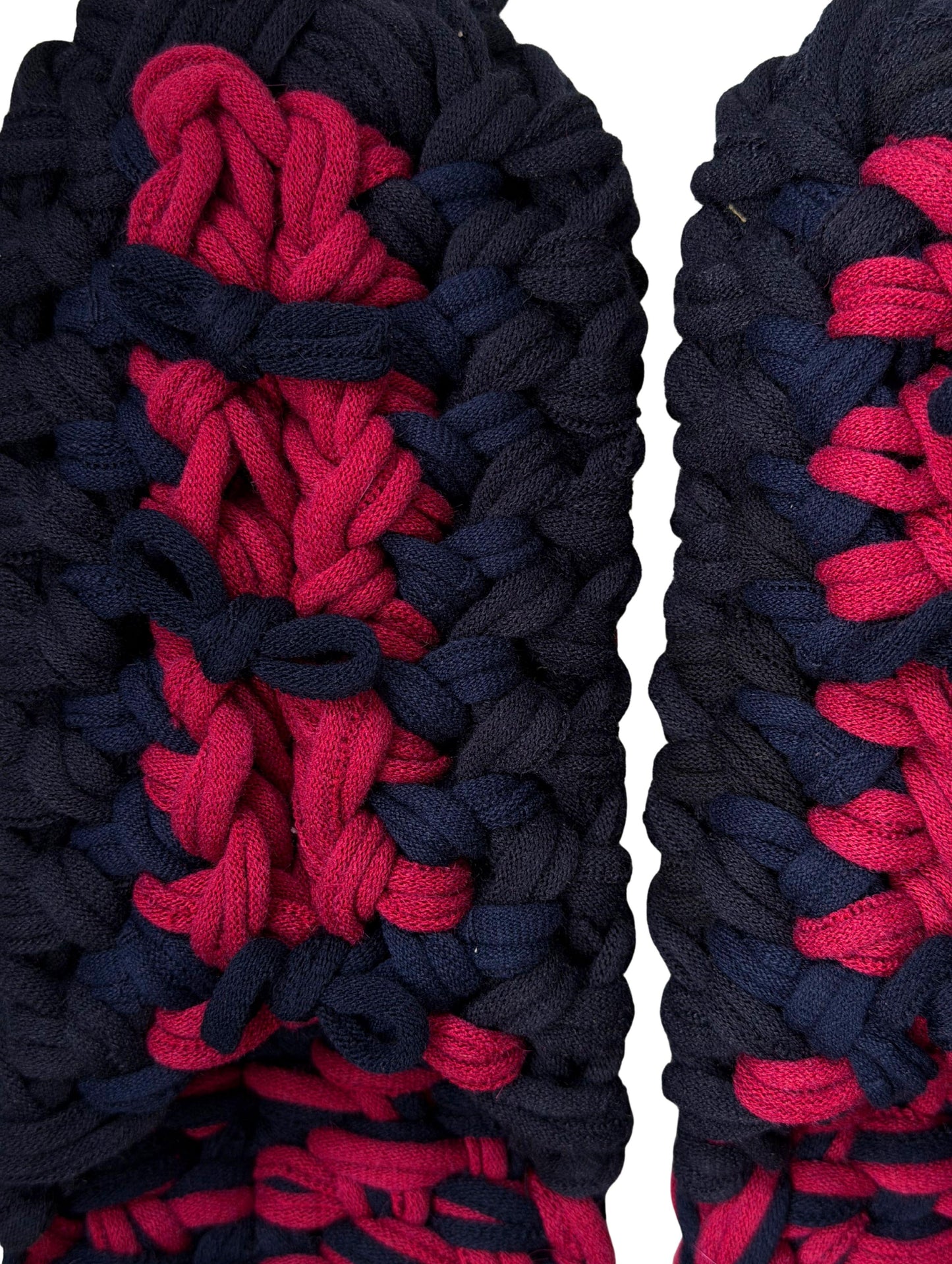 XL | Gestrickte Upcycling-Hausschuhe 2024-XL80 [XL]