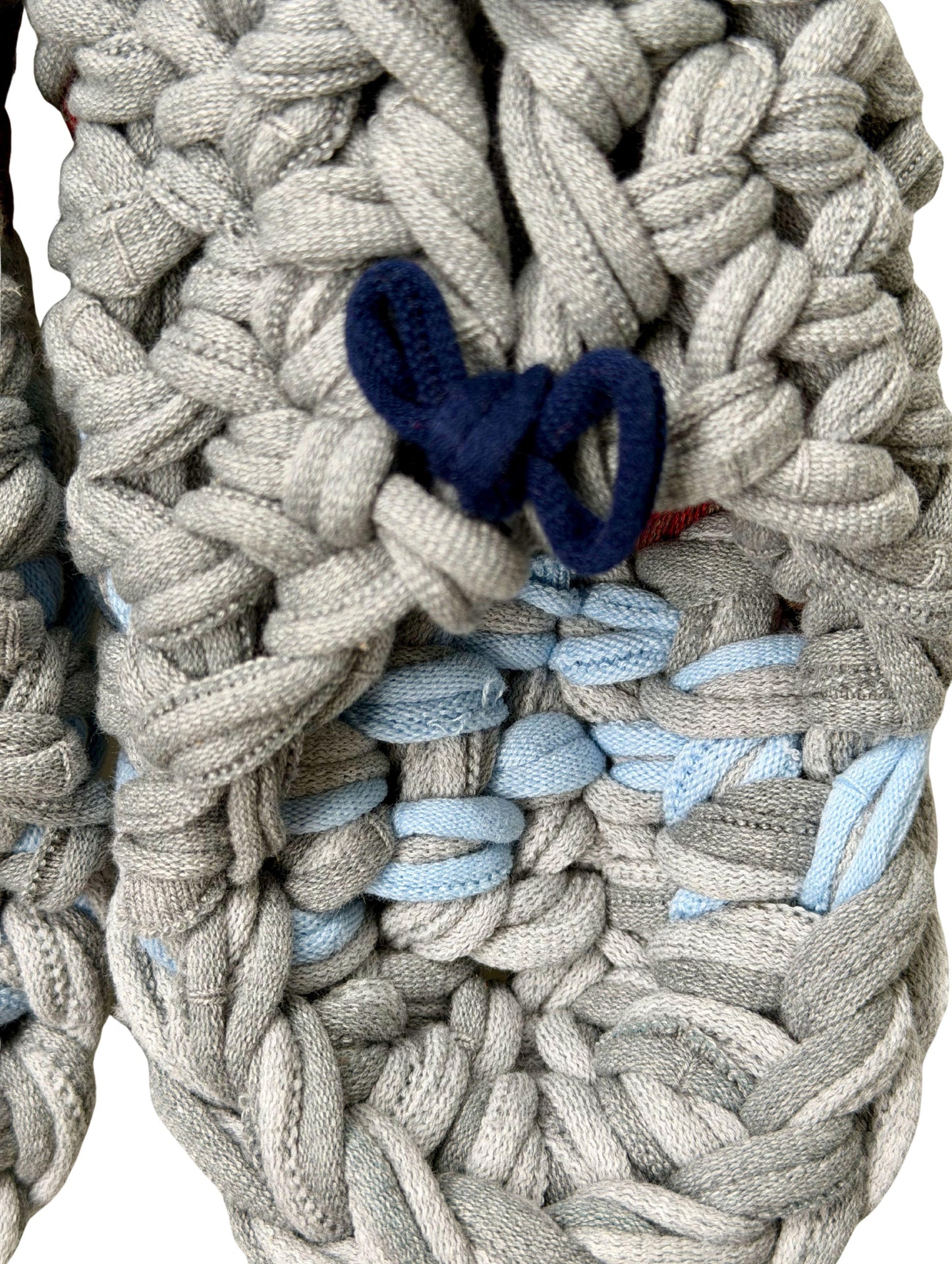 XL | Knit up-cycle slippers 2025-XL19 [XL]