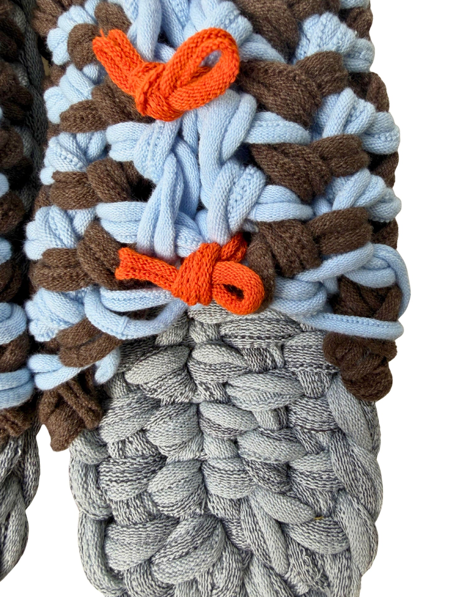 XL | Knit up-cycle slippers 2025-XL02 [XL]