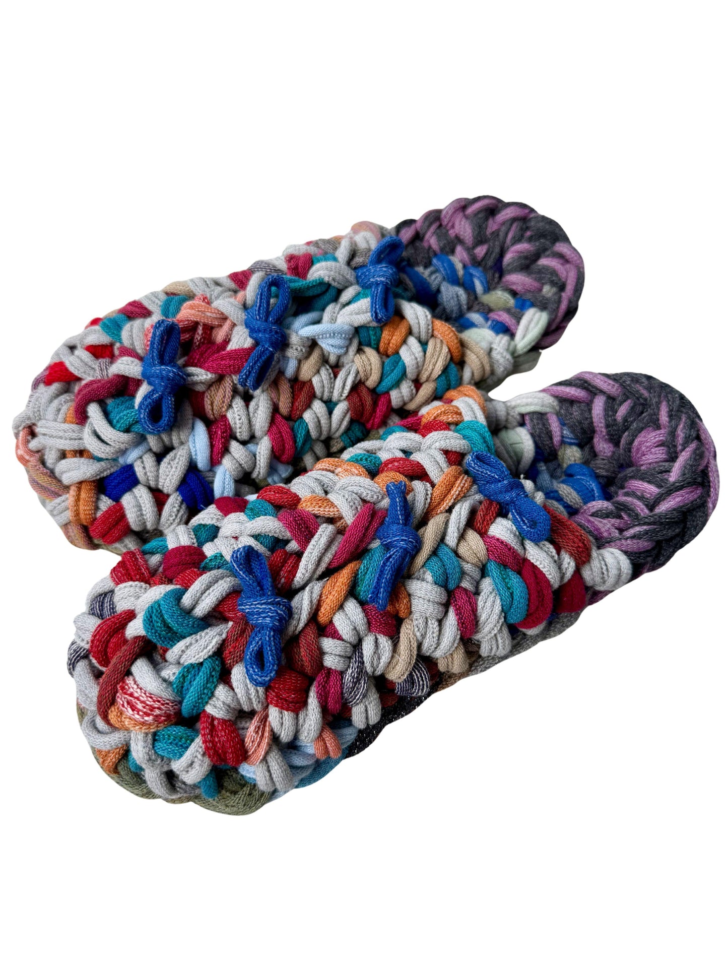 XL | Knit up-cycle slippers 2025-XL05 [XL]
