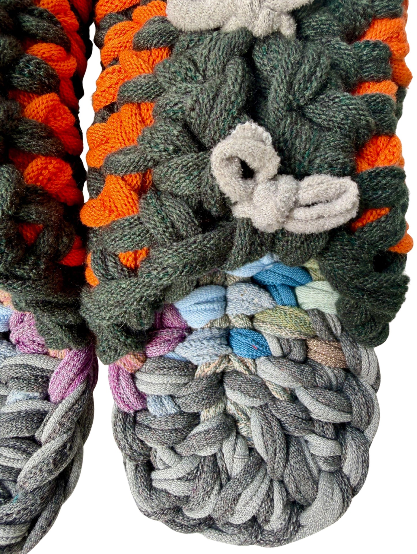 XL | Knit up-cycle slippers 2025-XL04 [XL]