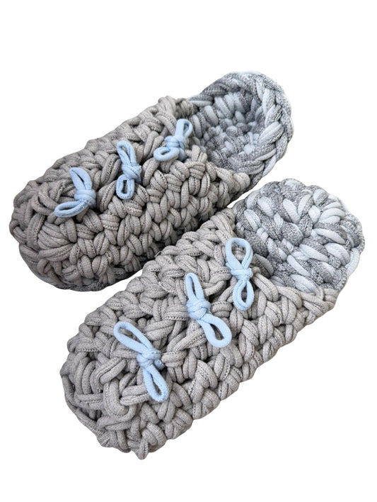 Large | Knit up-cycle slippers 2025-Large34 [Large]