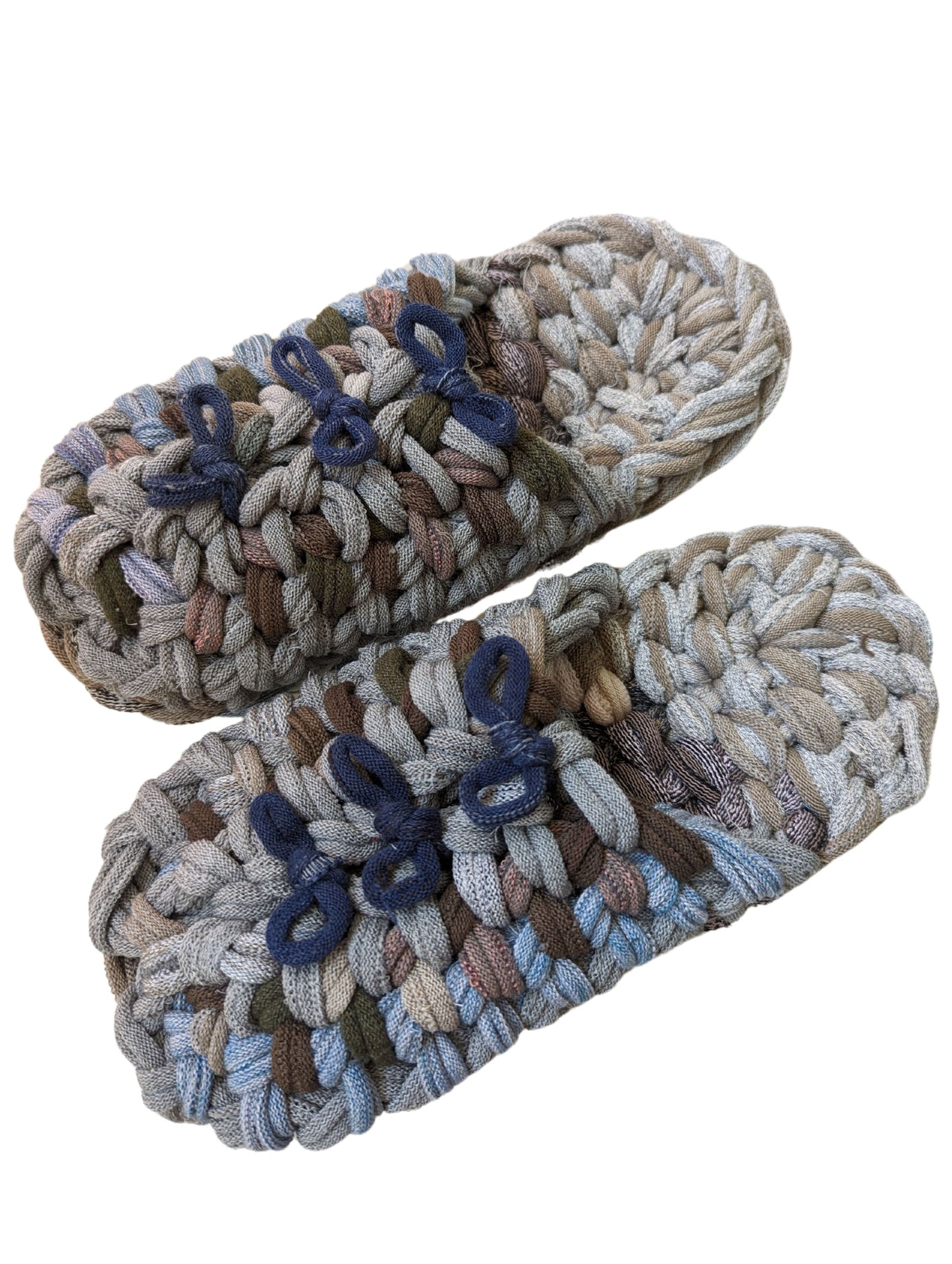 XL | Knit up-cycle slippers 2024-XL77 [XL]