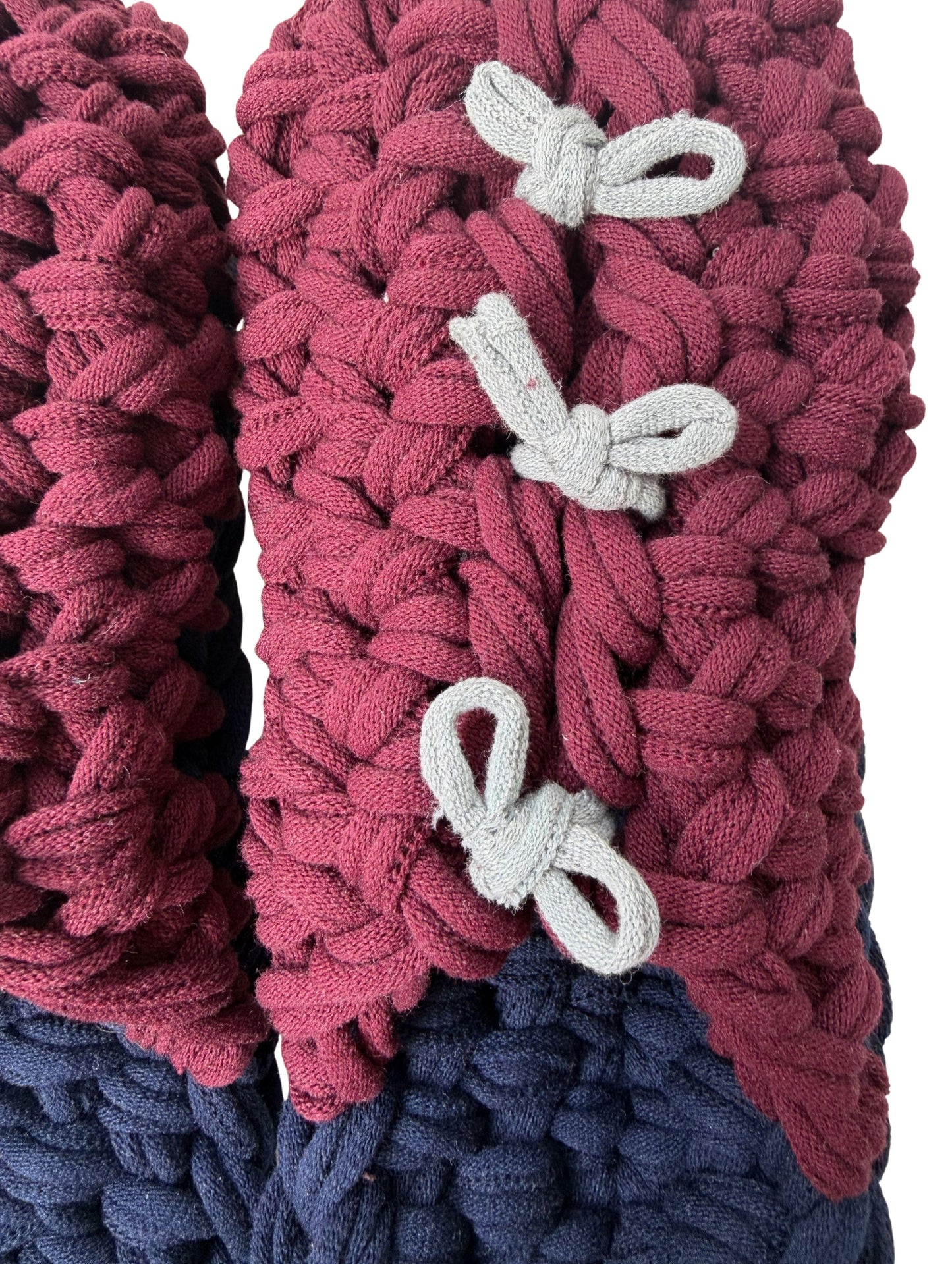 XL | Knit up-cycle slippers 2025-XL03 [XL]