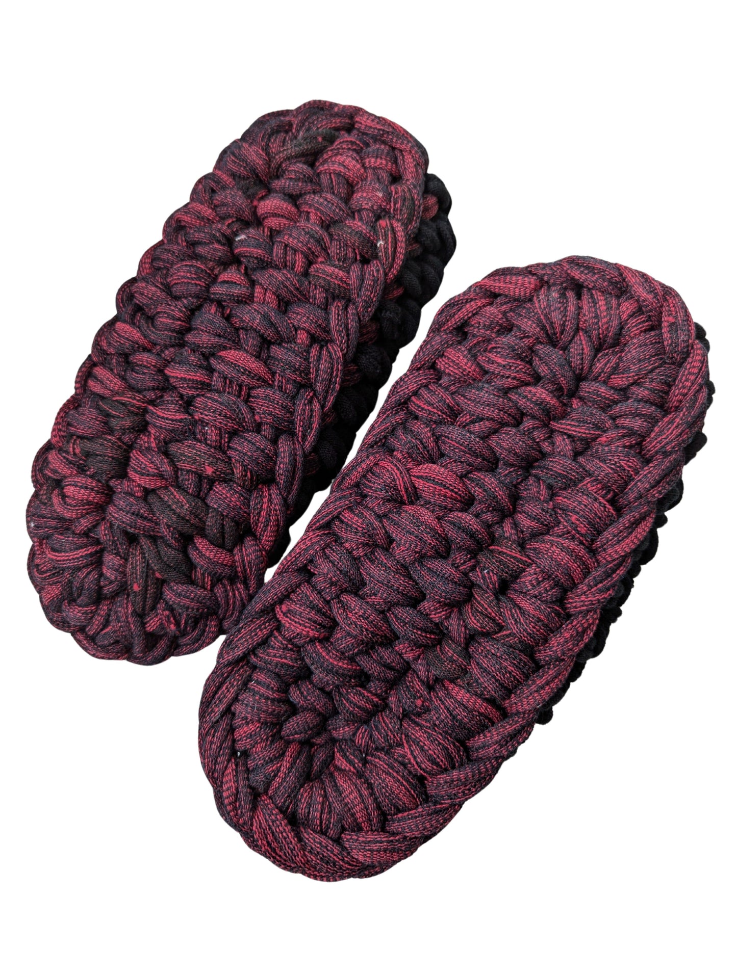 Medium | Knit up-cycle slippers 2024-M111 [Medium]