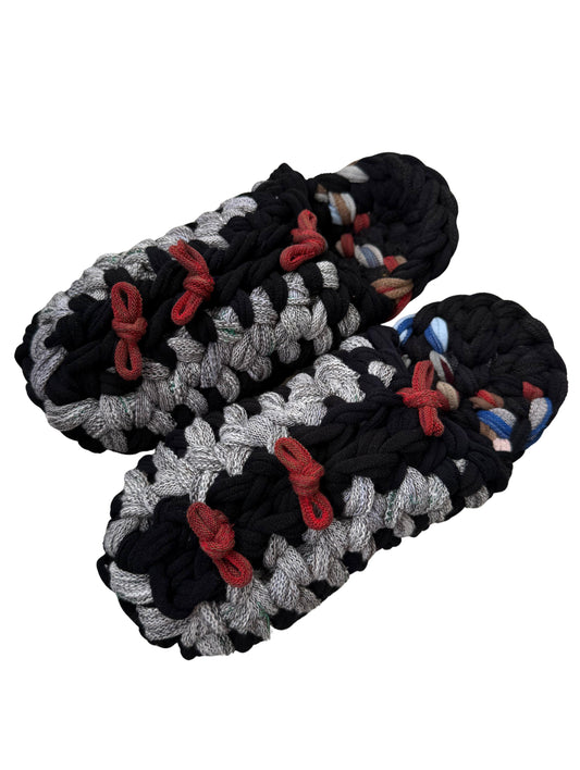 XL | Knit up-cycle slippers 2025-XL26 [XL] 27cm / Regular / 545g
