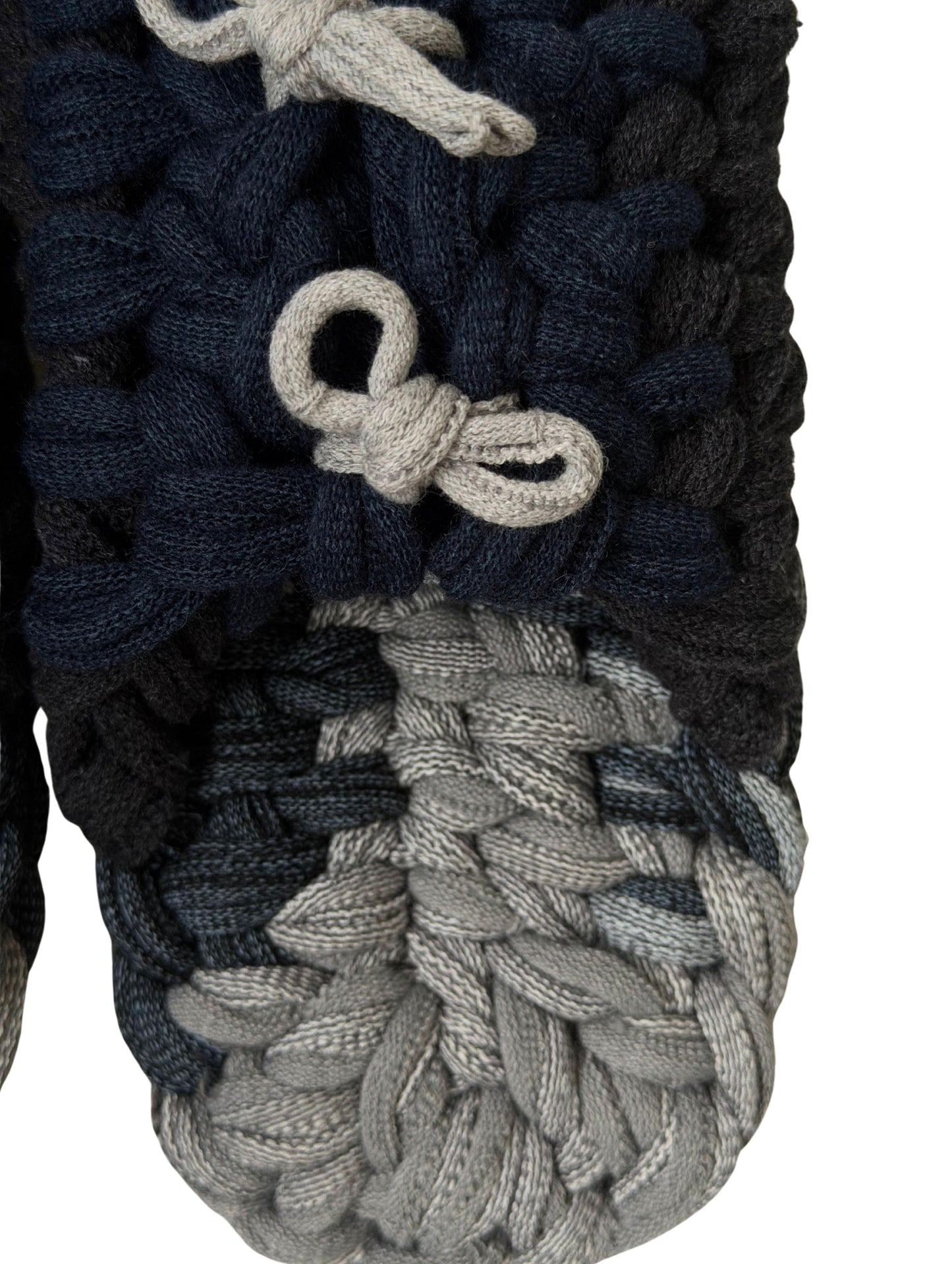 Large | Knit up-cycle slippers 2025-Large46 [Large]