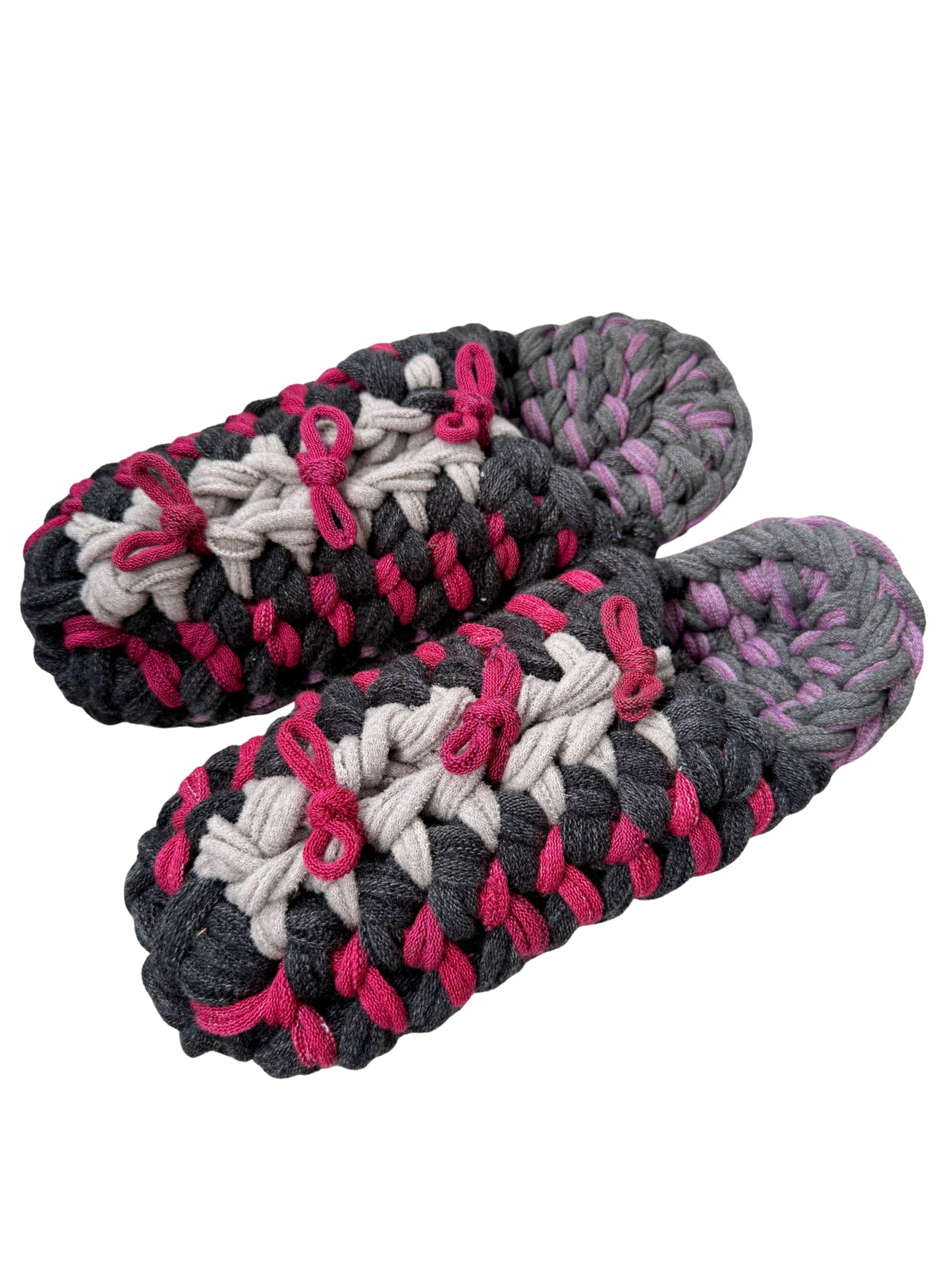 XL | Knit up-cycle slippers 2025-XL10 [XL]