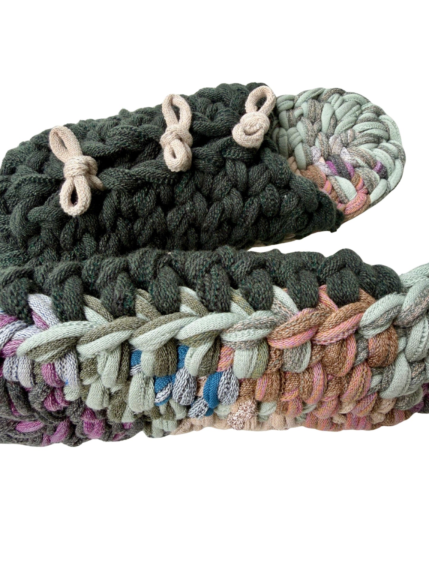 XL | Knit up-cycle slippers 2025-XL01 [XL]
