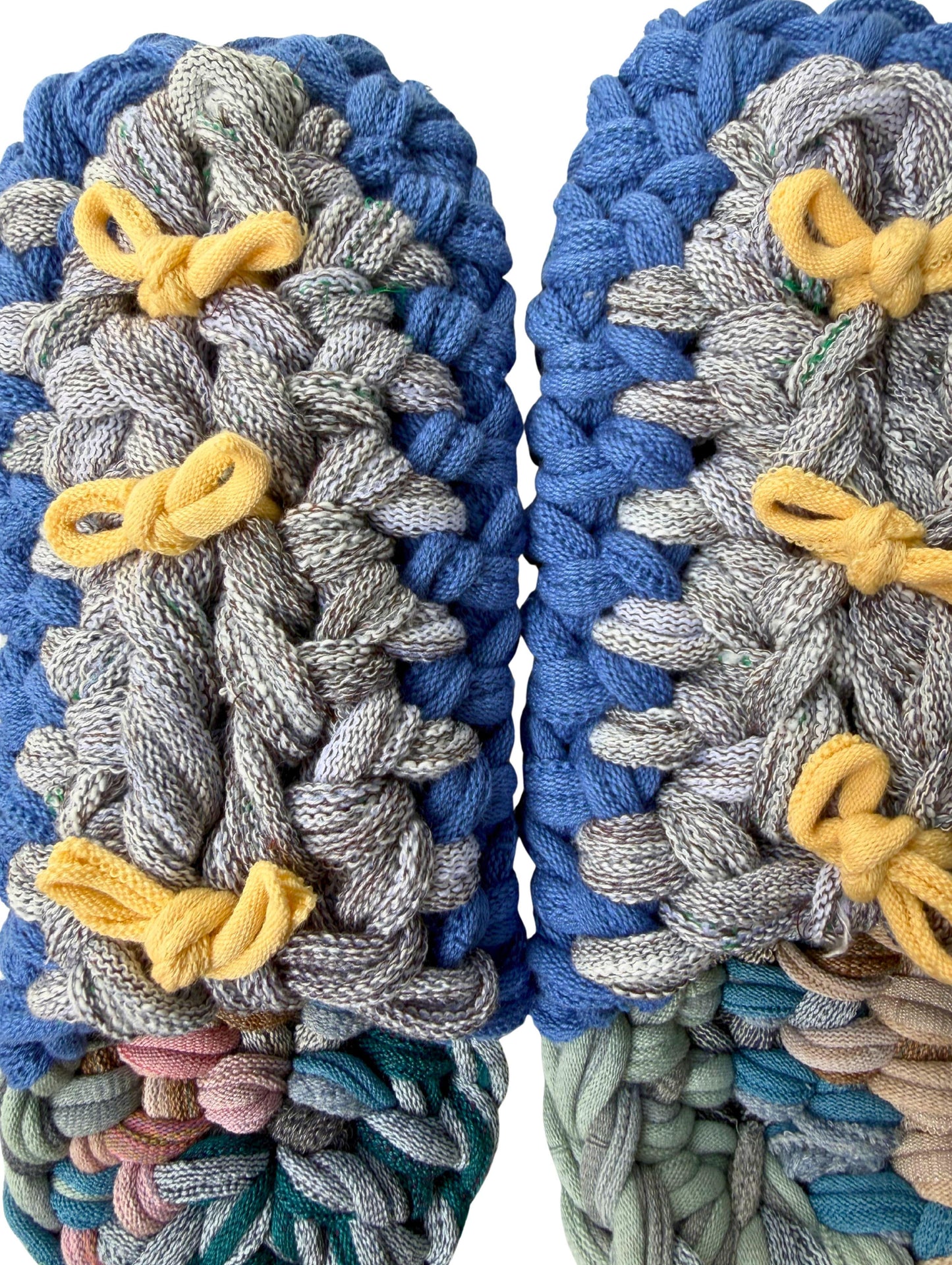 XL | Knit up-cycle slippers 2025-XL06 [XL]