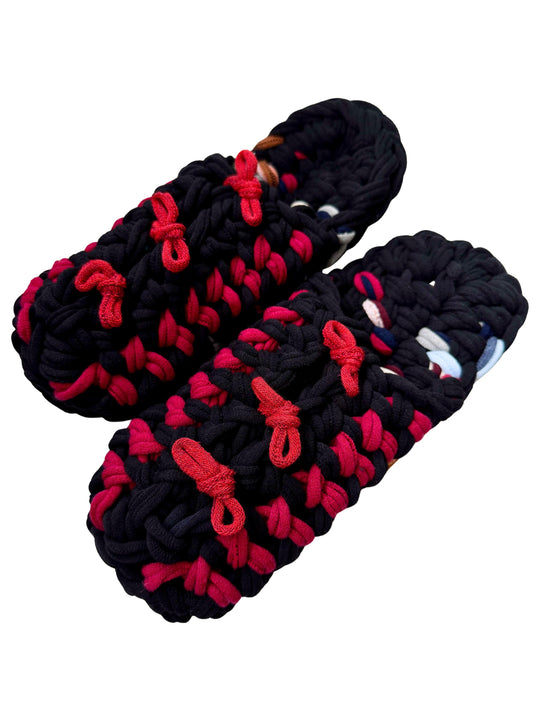 XL | Knit up-cycle slippers 2025-XL22 [XL]