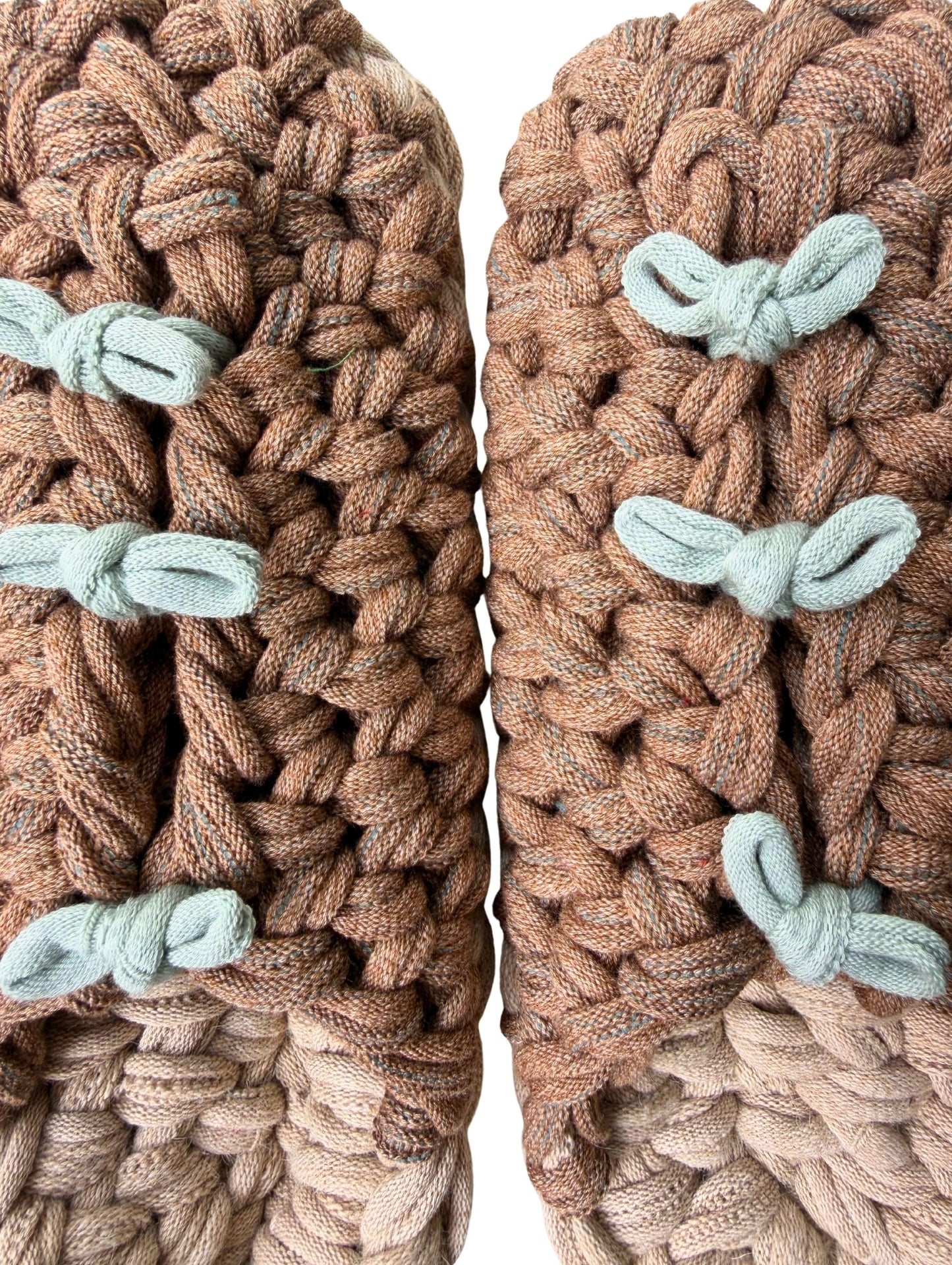 XL | Knit up-cycle slippers 2025-XL08 [XL]