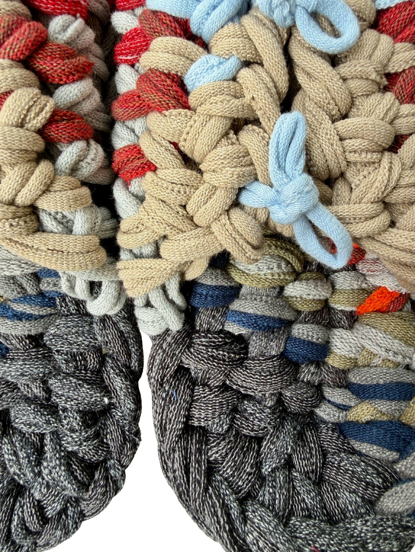 XL | Knit up-cycle slippers 2025-XL07 [XL]