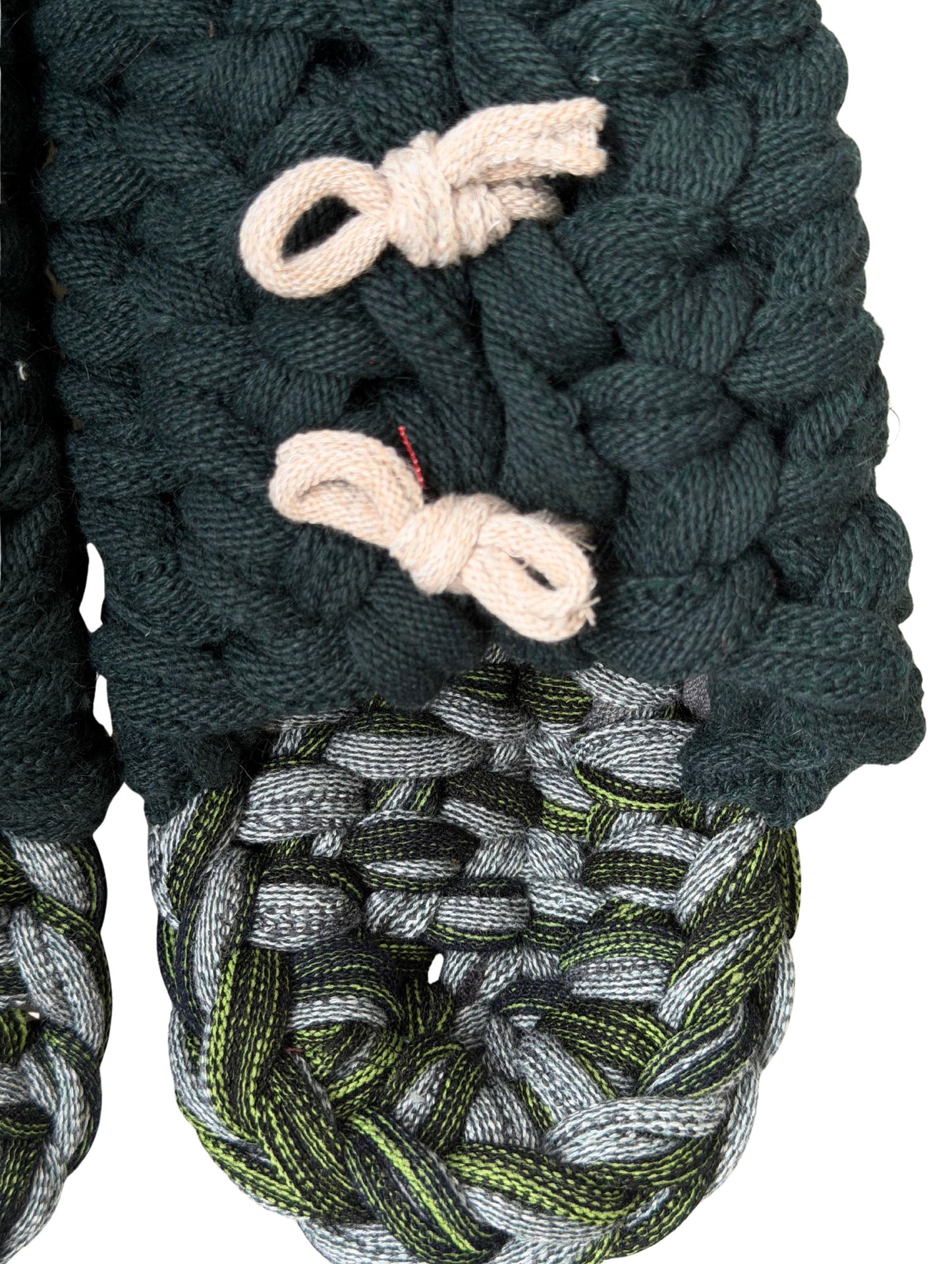 Large | Knit up-cycle slippers 2025-Large48 [Large]