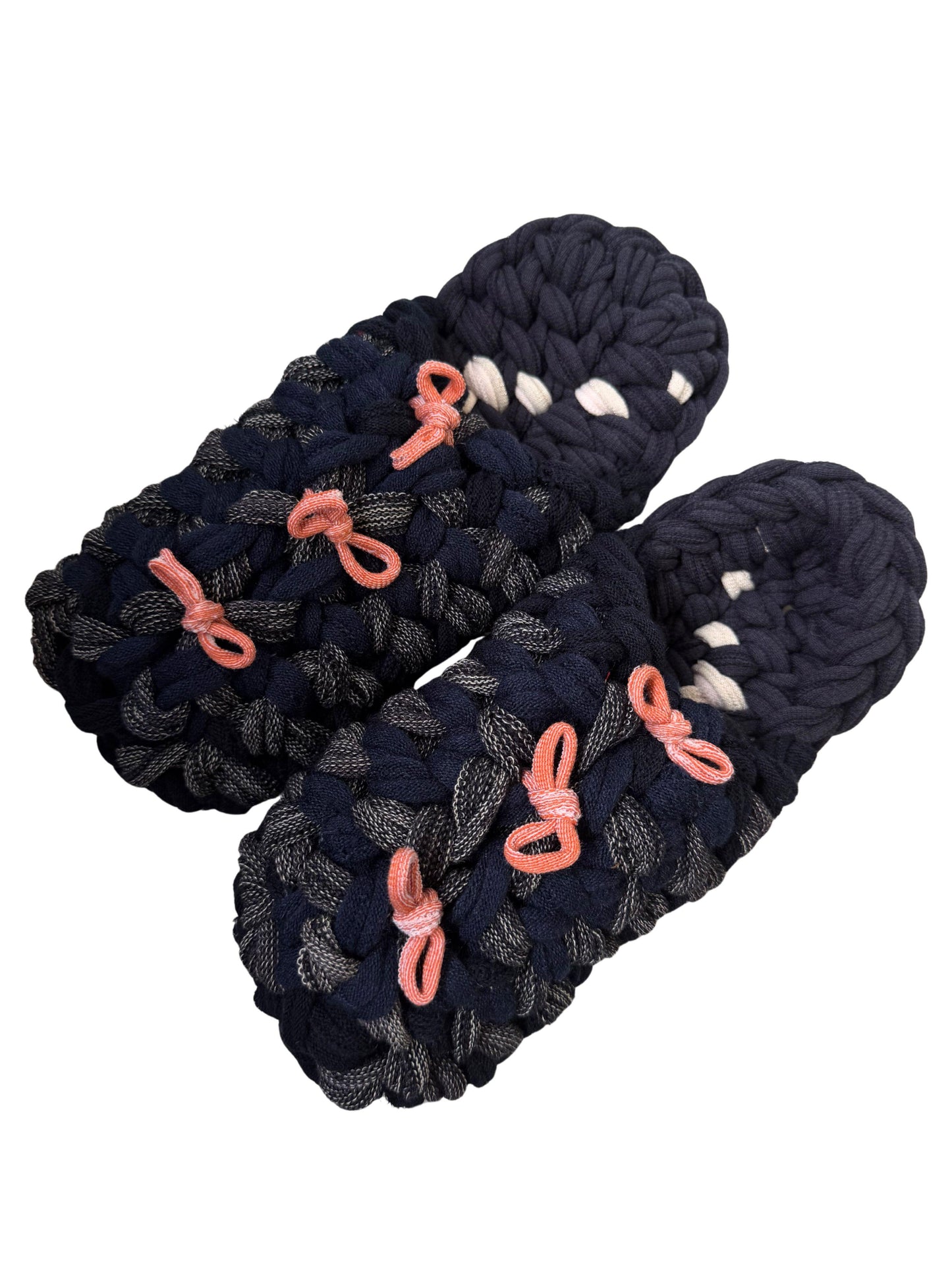 Large | Knit up-cycle slippers 2025-Large49 [Large]