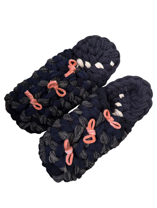 Large | Knit up-cycle slippers 2025-Large49 [Large]