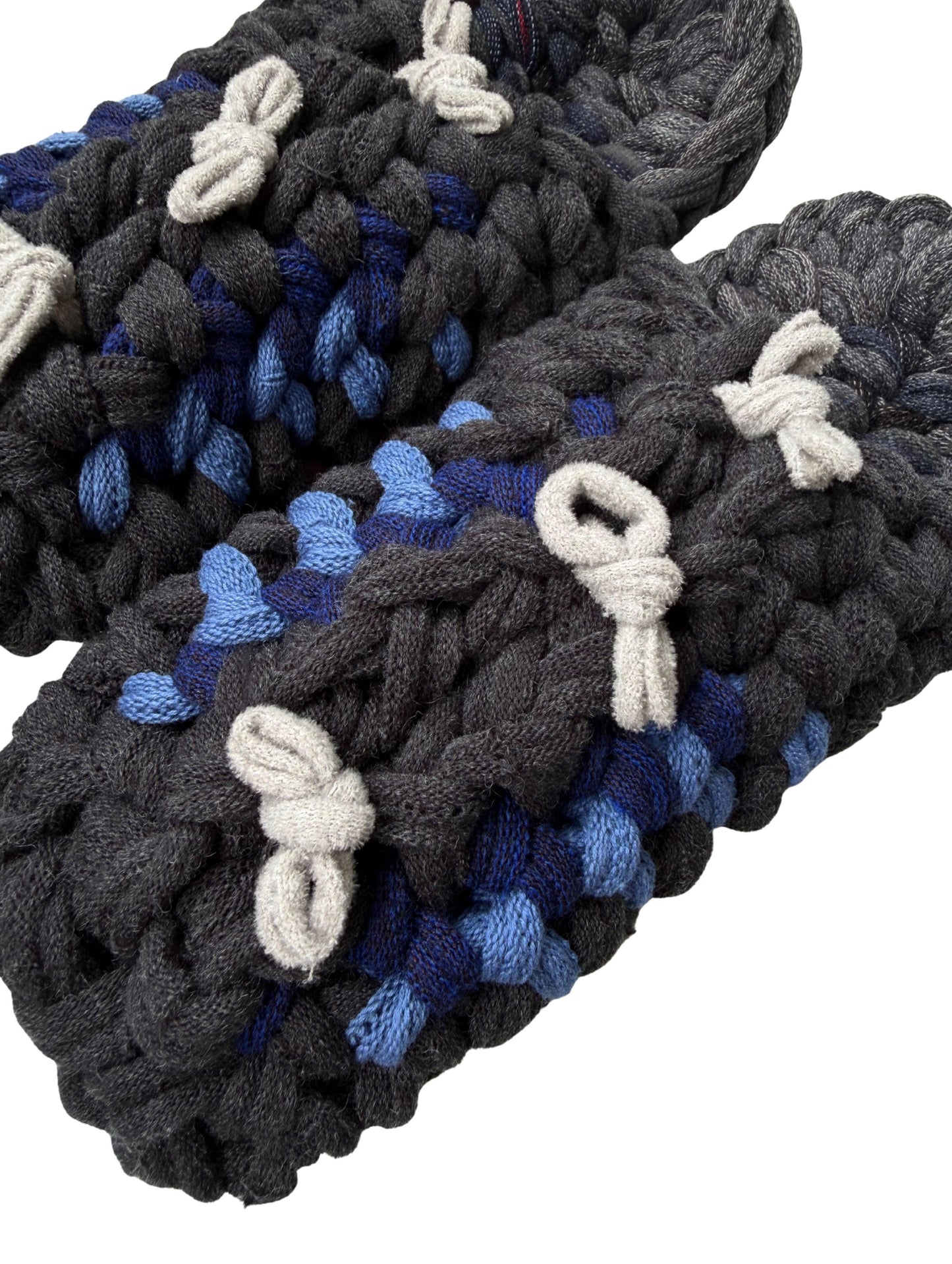 XL | Knit up-cycle slippers 2025-XL14 [XL]
