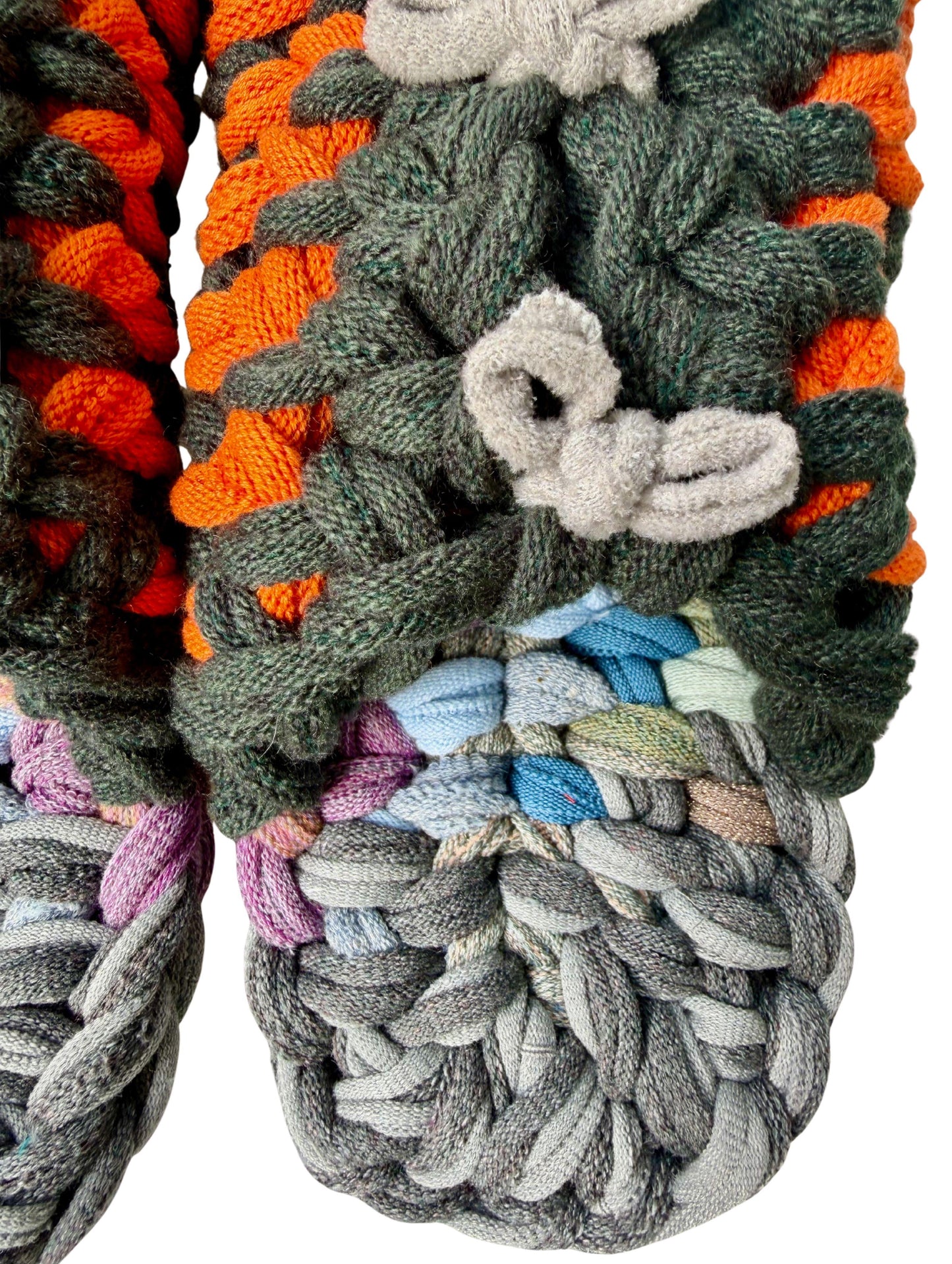 XL | Knit up-cycle slippers 2025-XL04 [XL]