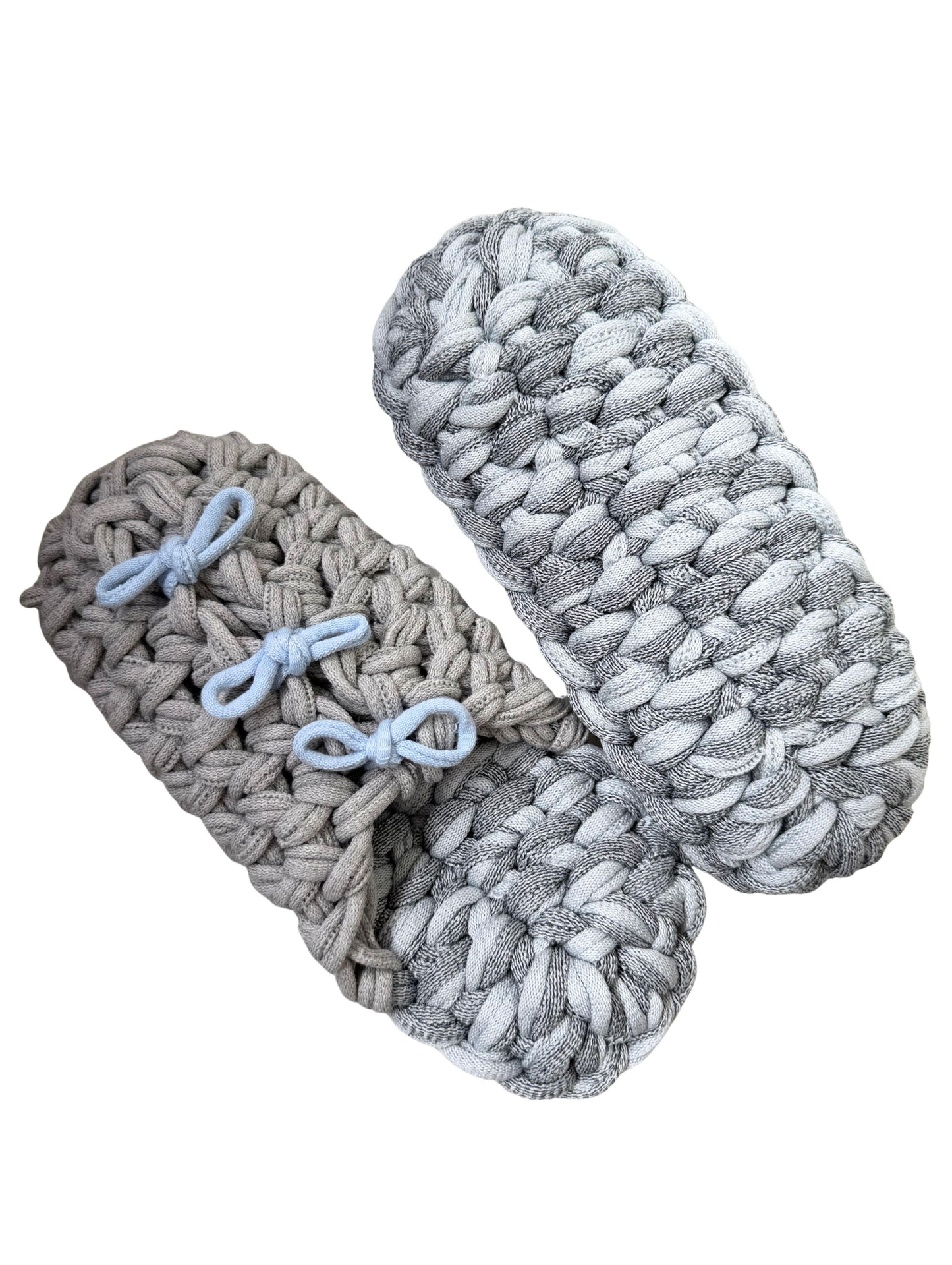 Large | Knit up-cycle slippers 2025-Large34 [Large]