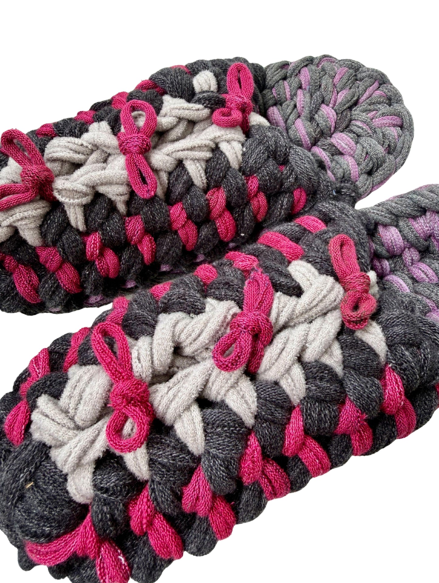 XL | Knit up-cycle slippers 2025-XL10 [XL]