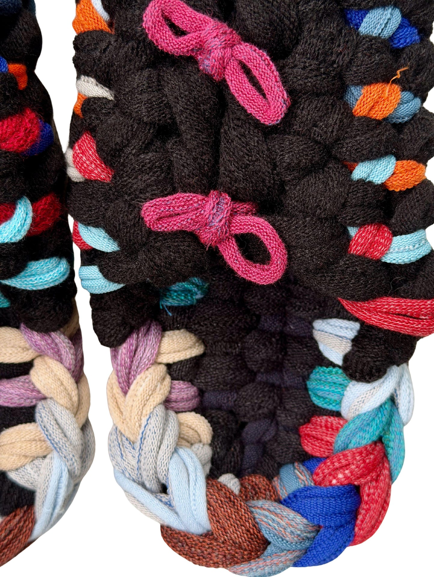 XL | Knit up-cycle slippers 2025-XL21 [XL]