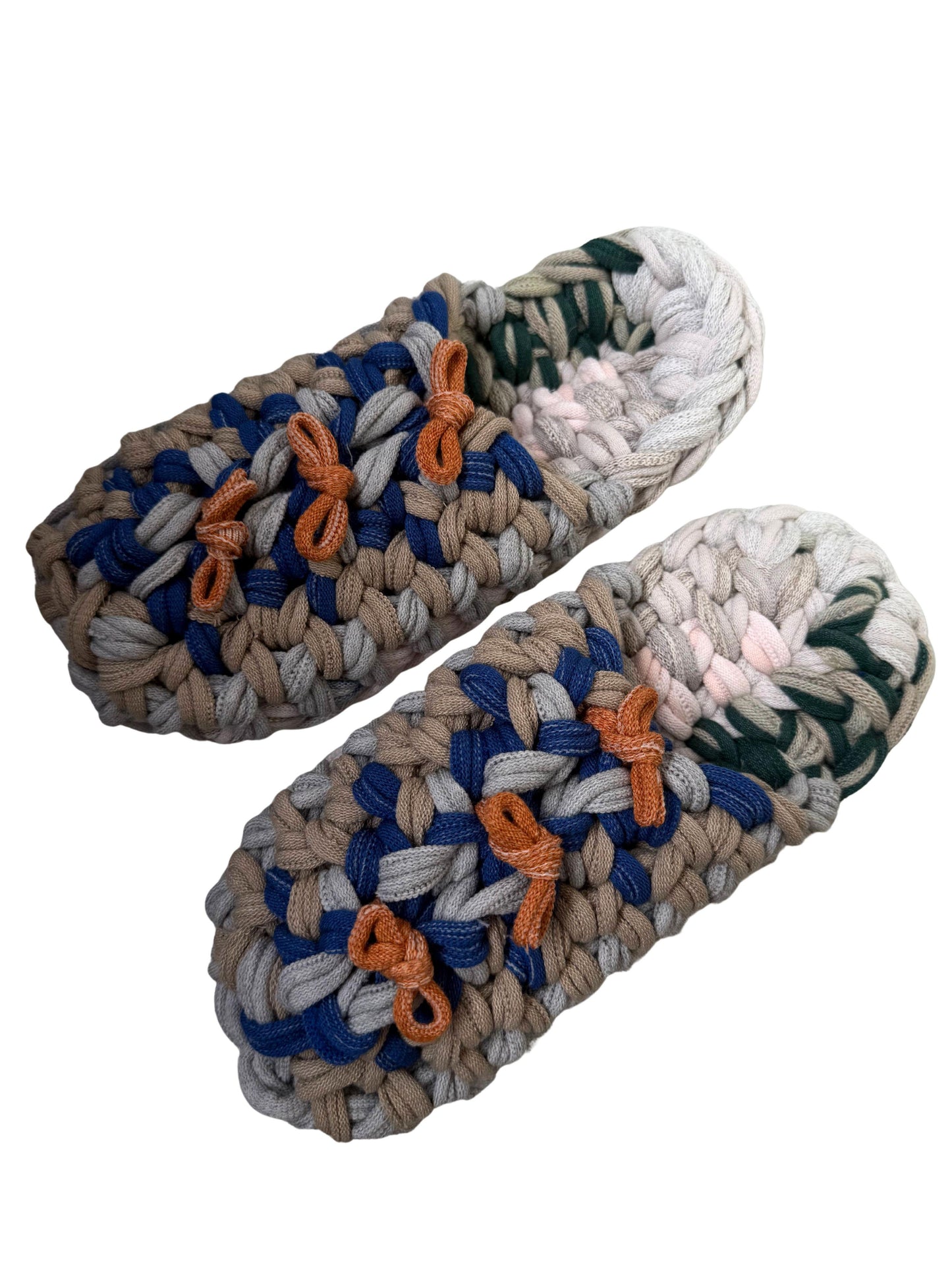 Large | Knit up-cycle slippers 2025-Large37 [Large]