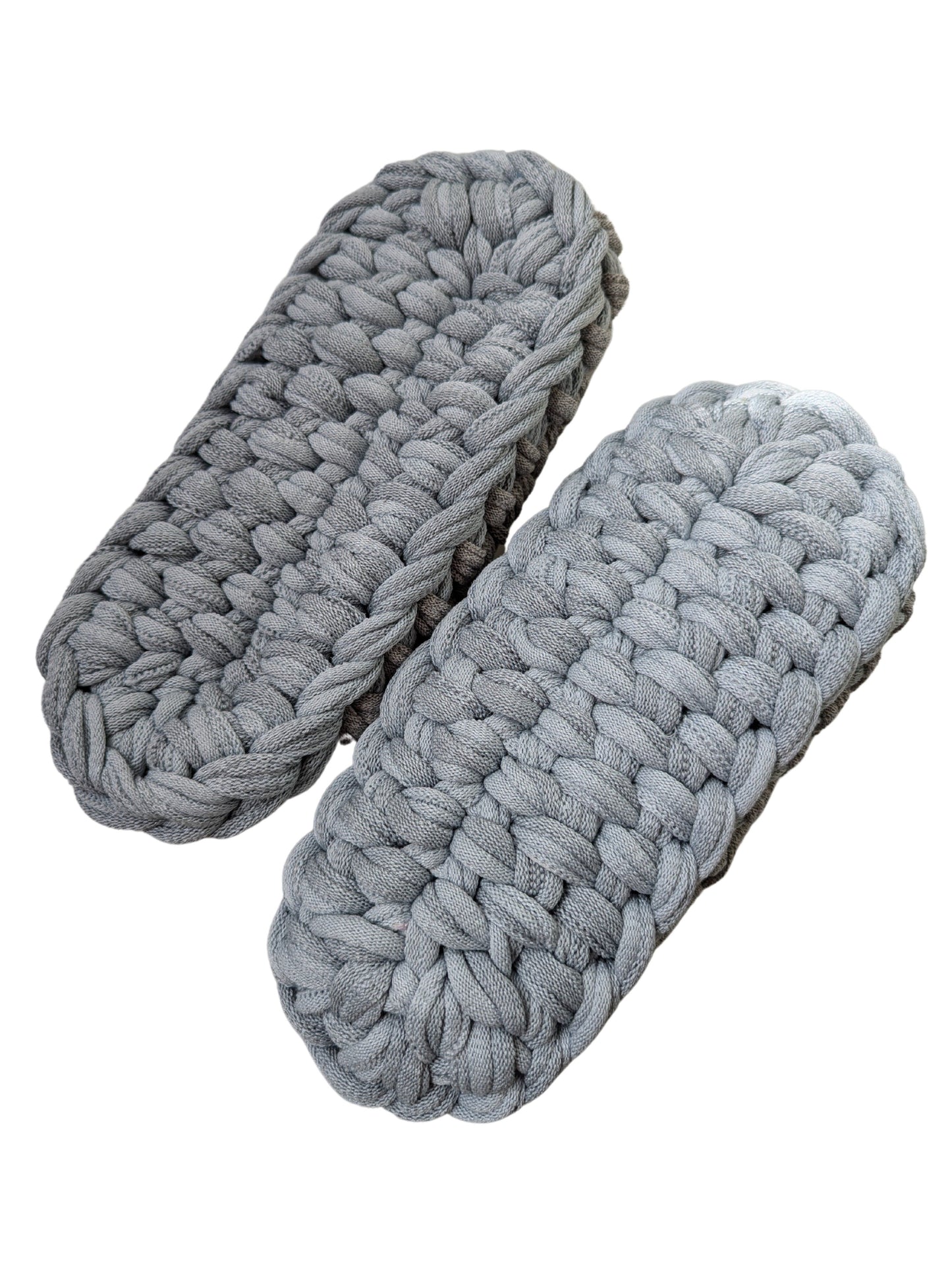 Large | Knit up-cycle slippers 2024-L121 [Large]