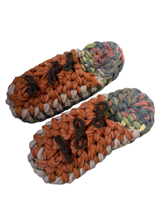 Large | Knit up-cycle slippers 2025-Large38 [Large]