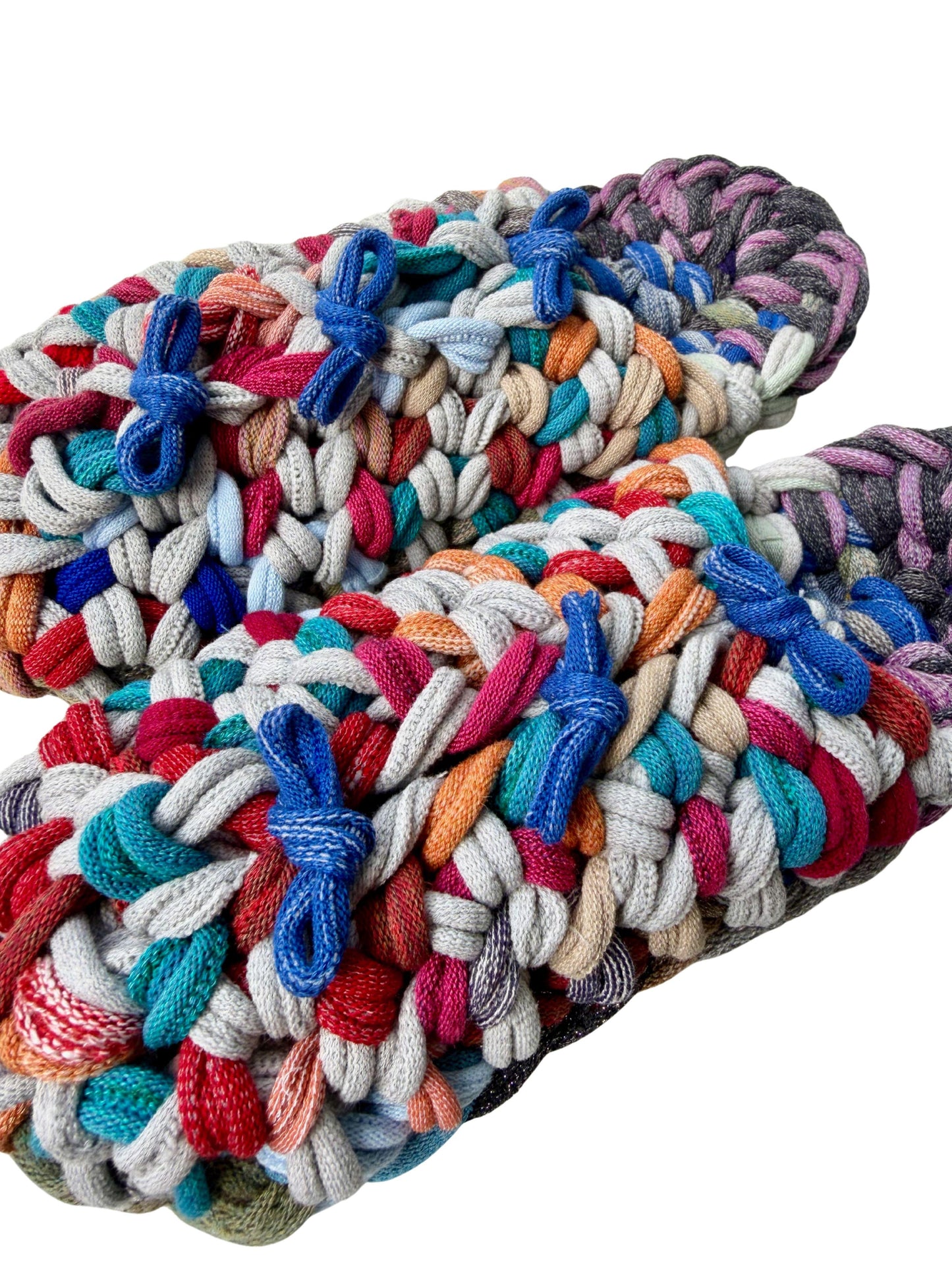 XL | Knit up-cycle slippers 2025-XL05 [XL]
