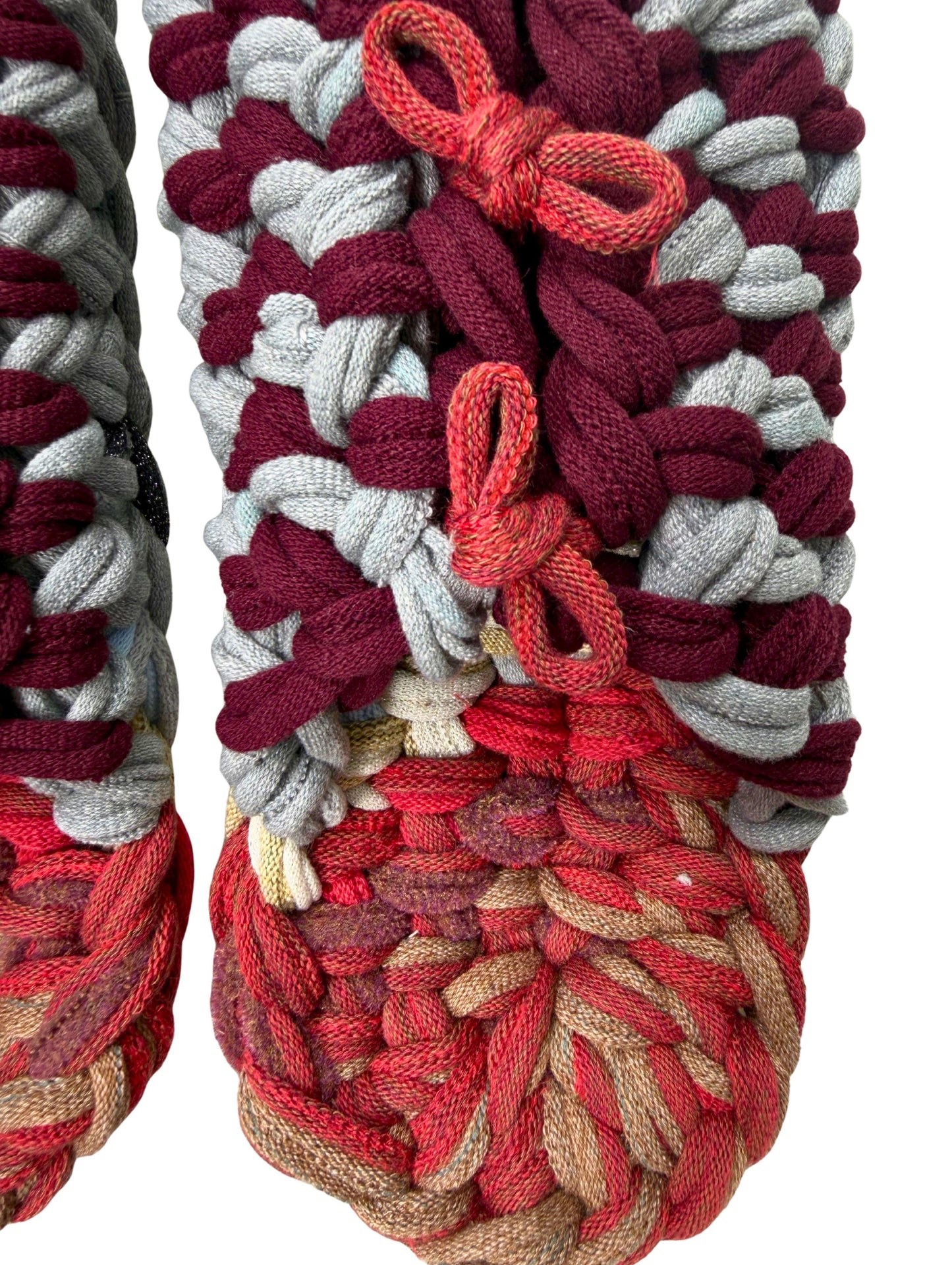 XL | Knit up-cycle slippers 2025-XL18 [XL]