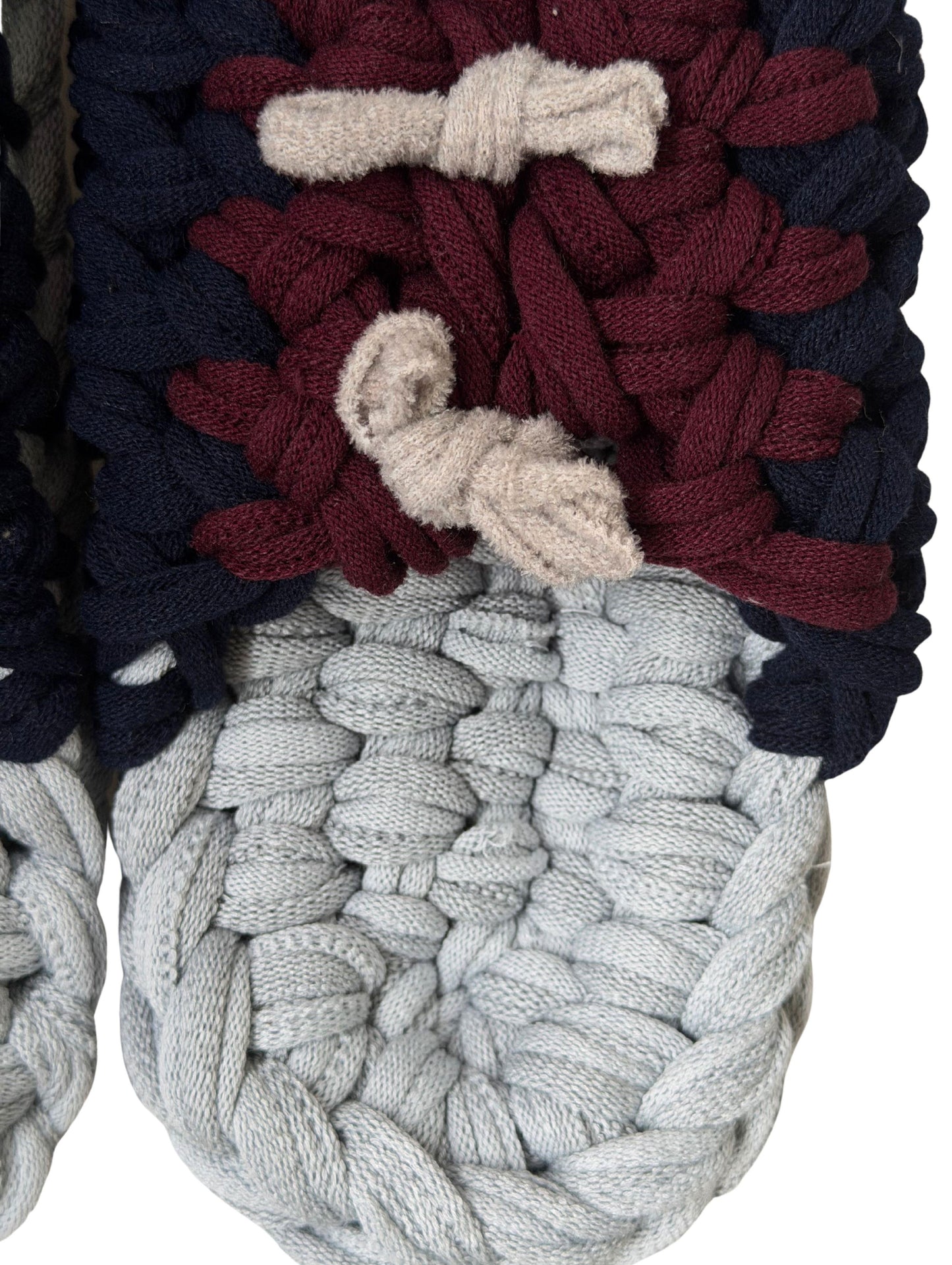 Large | Knit up-cycle slippers 2025-Large44 [Large]