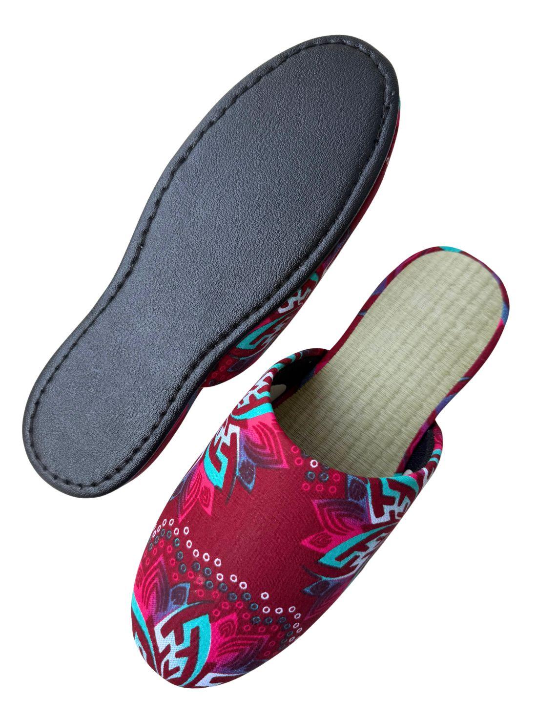 Large | Tatami Print Mix Slippers 2026SS-005 [Easy-care sole]