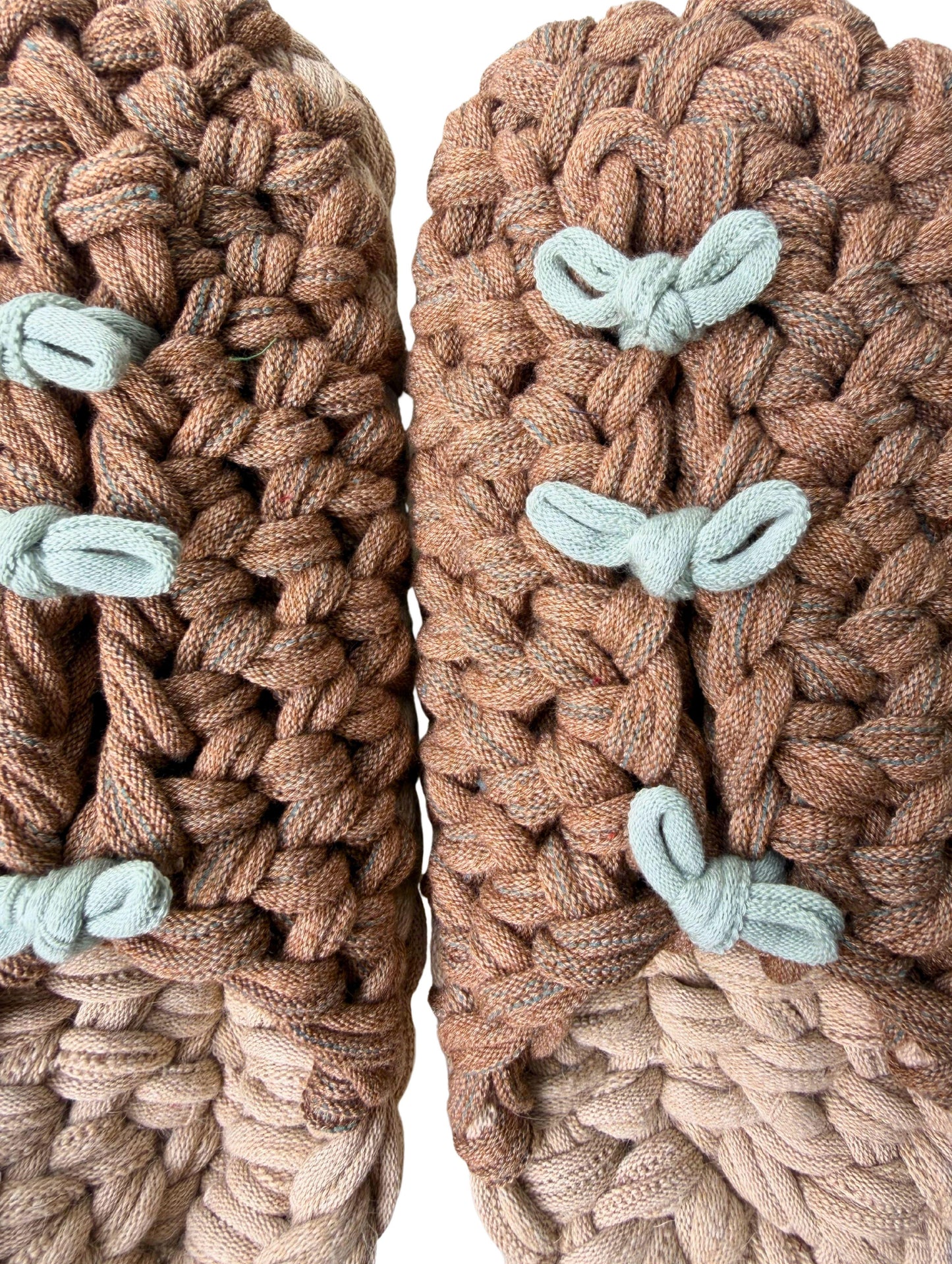 XL | Knit up-cycle slippers 2025-XL08 [XL]