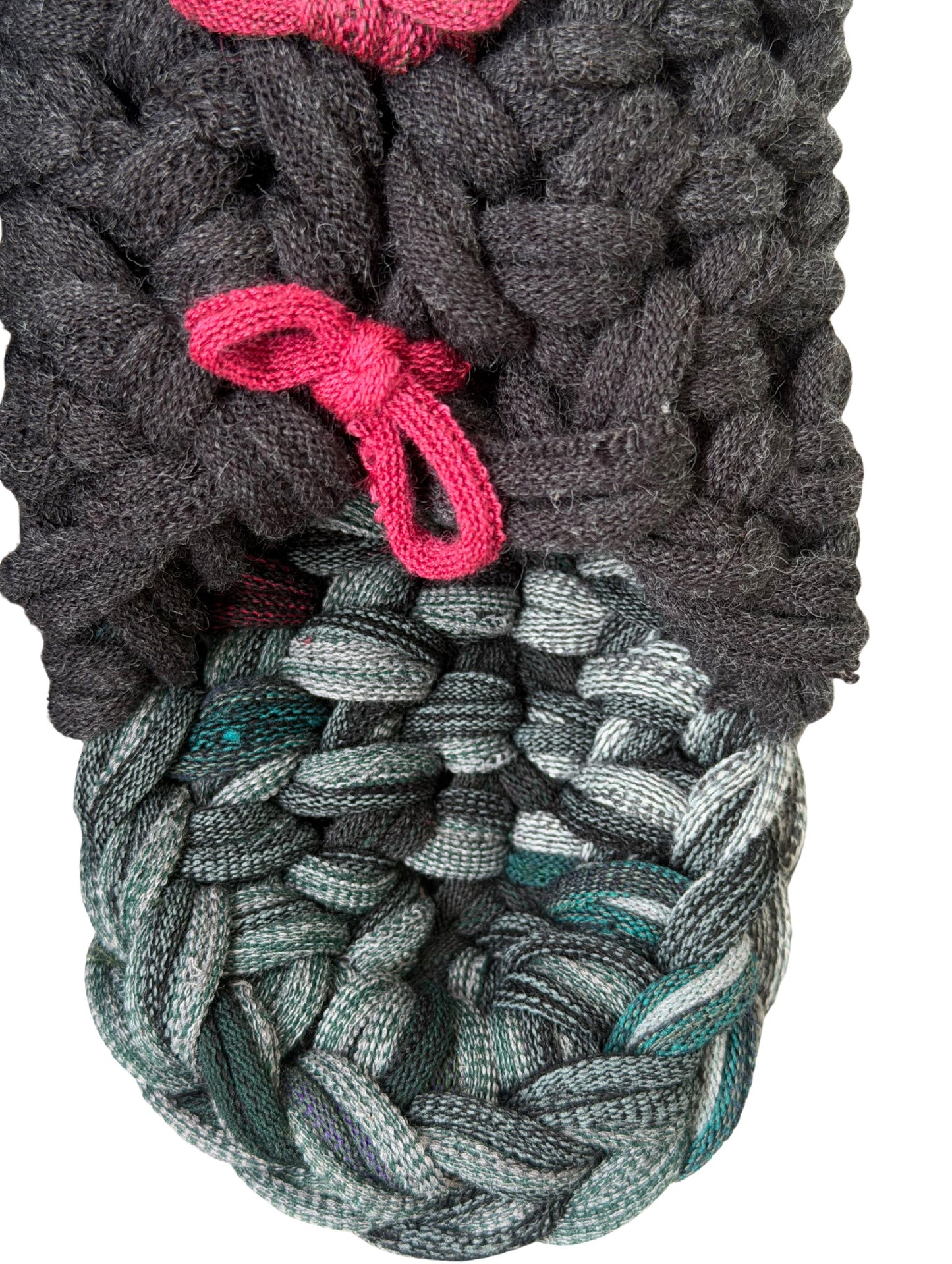 Large | Knit up-cycle slippers 2025-Large35 [Large]