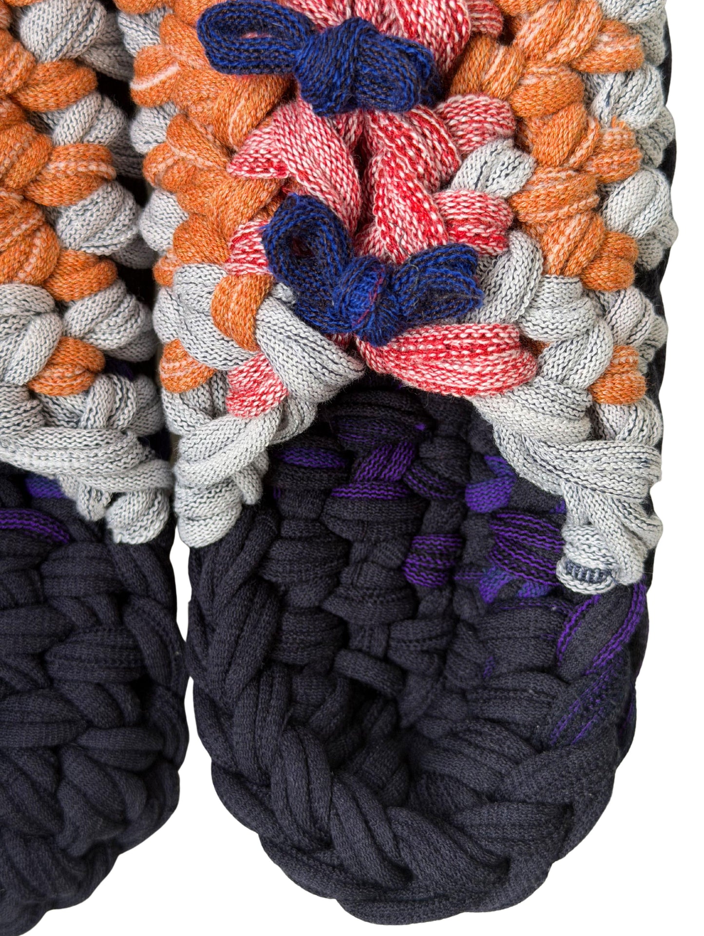 Large | Knit up-cycle slippers 2025-Large47 [Large]