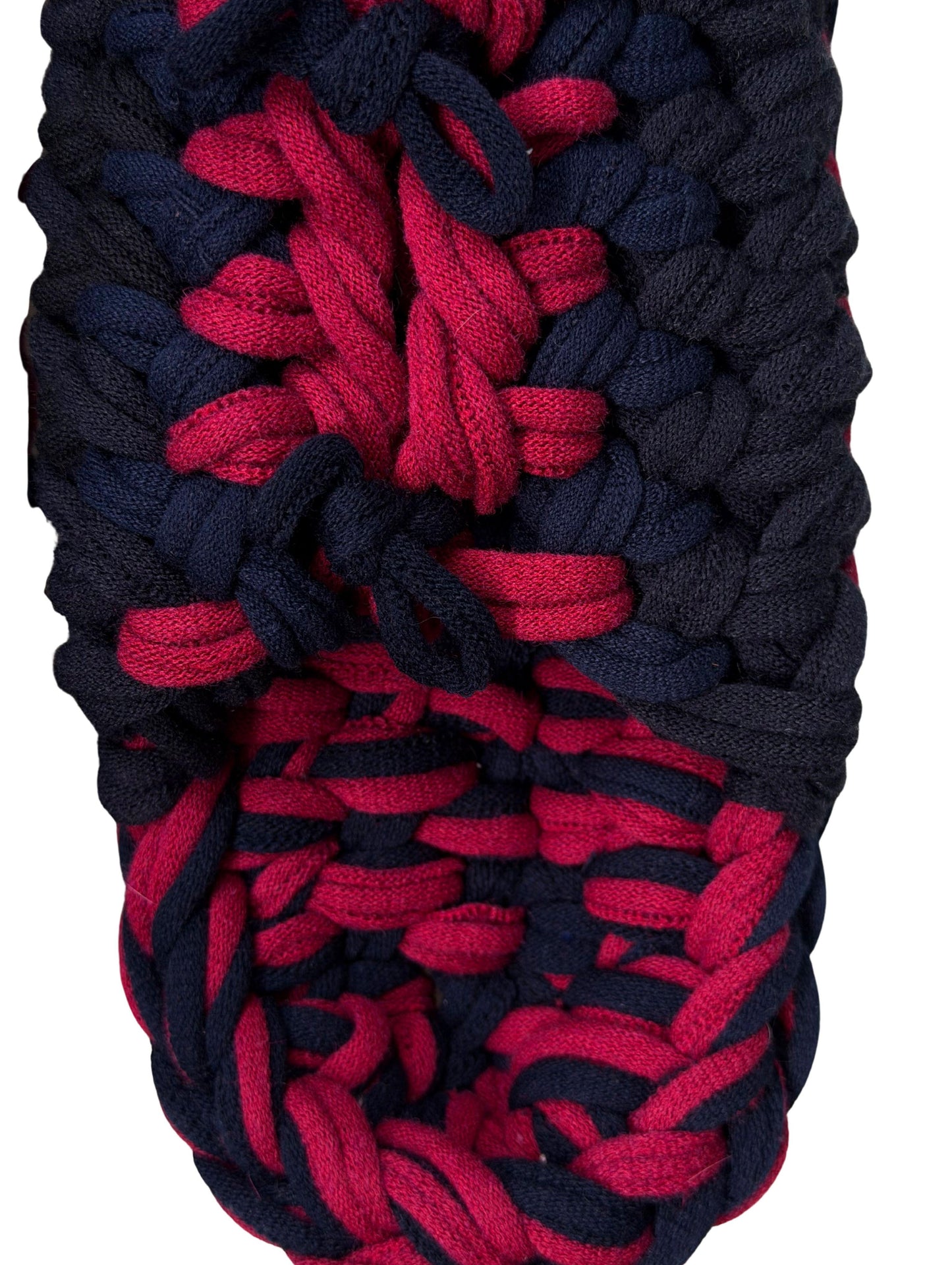 XL | Gestrickte Upcycling-Hausschuhe 2024-XL80 [XL]