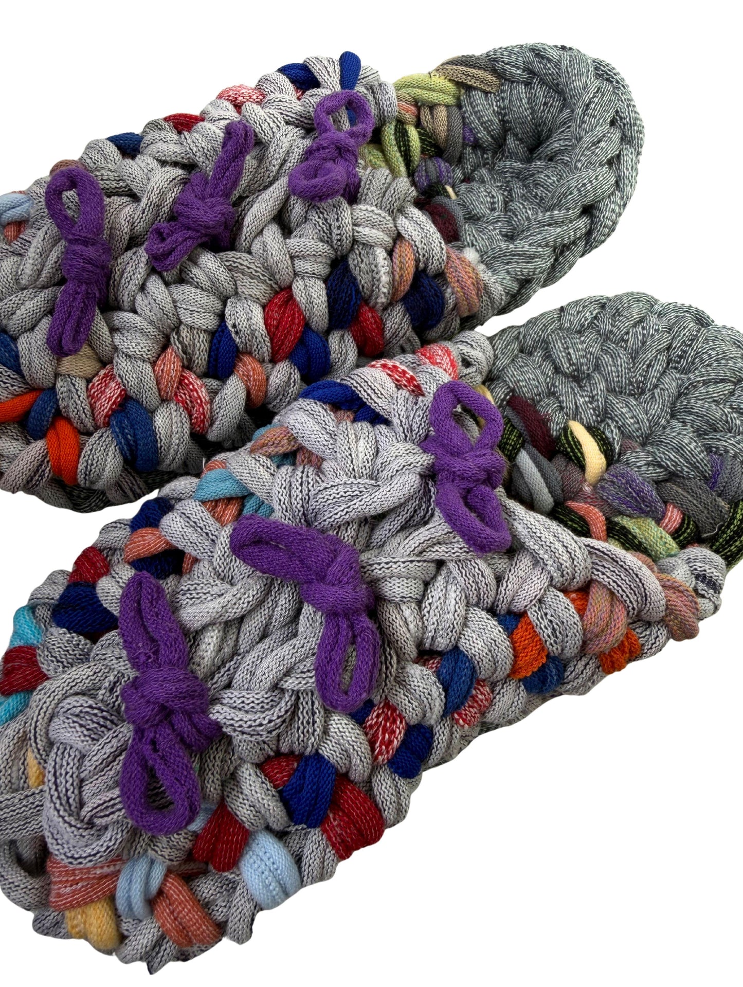 Large | Knit up-cycle slippers 2025-Large36 [Large]